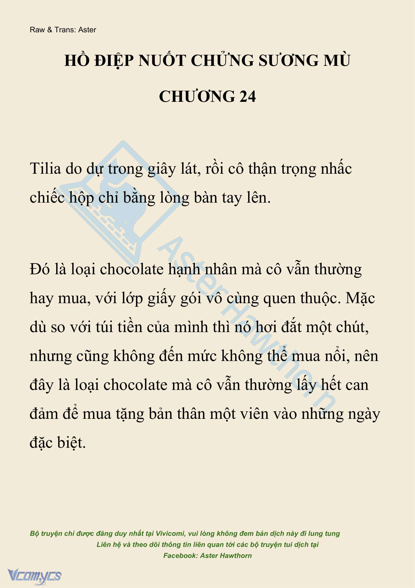 [NOVEL] Hồ Điệp Nuốt Chửng Sương Mù Chap 24 - Trang 2