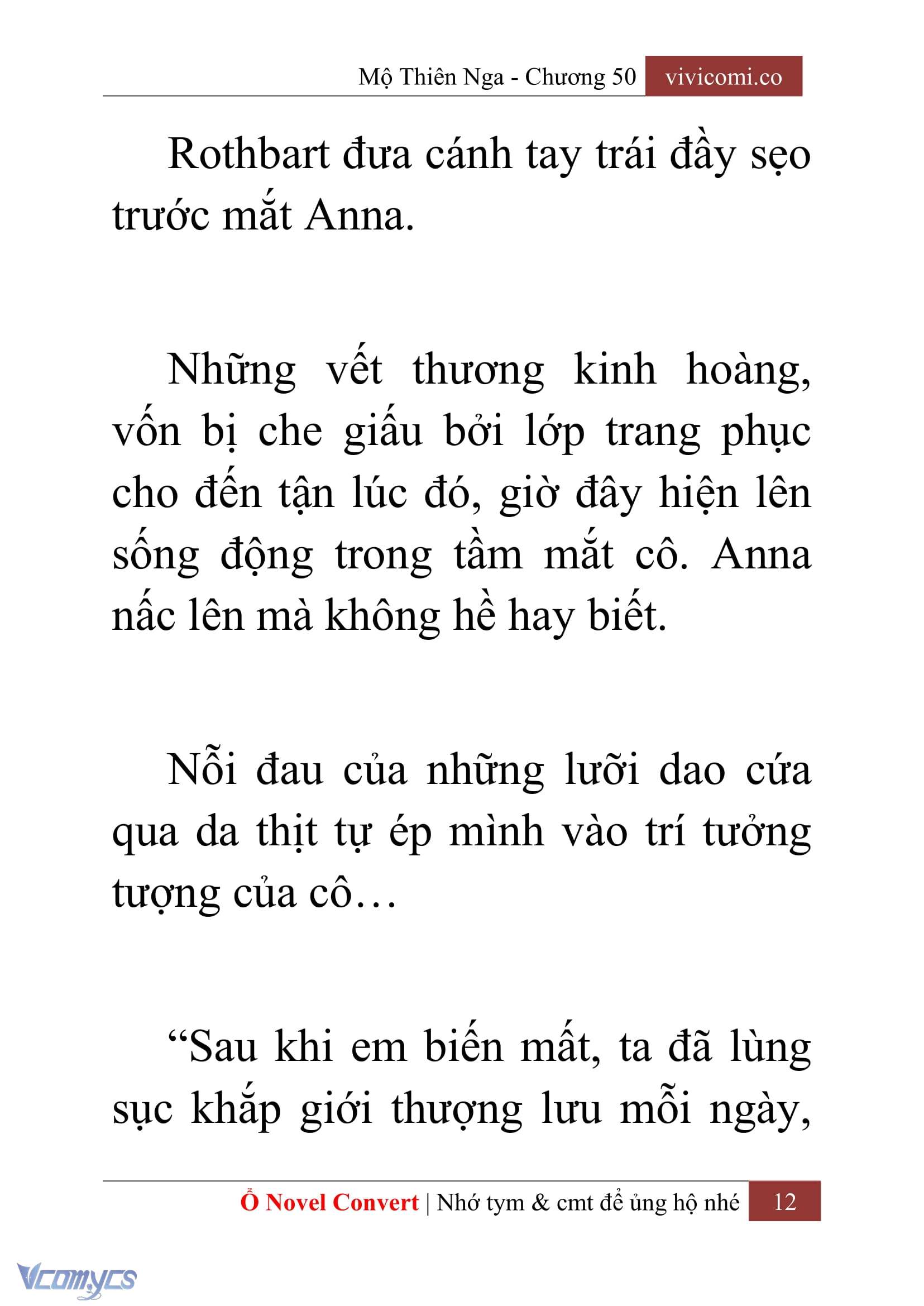 [Novel] Mộ Thiên Nga Chap 50 - Trang 2