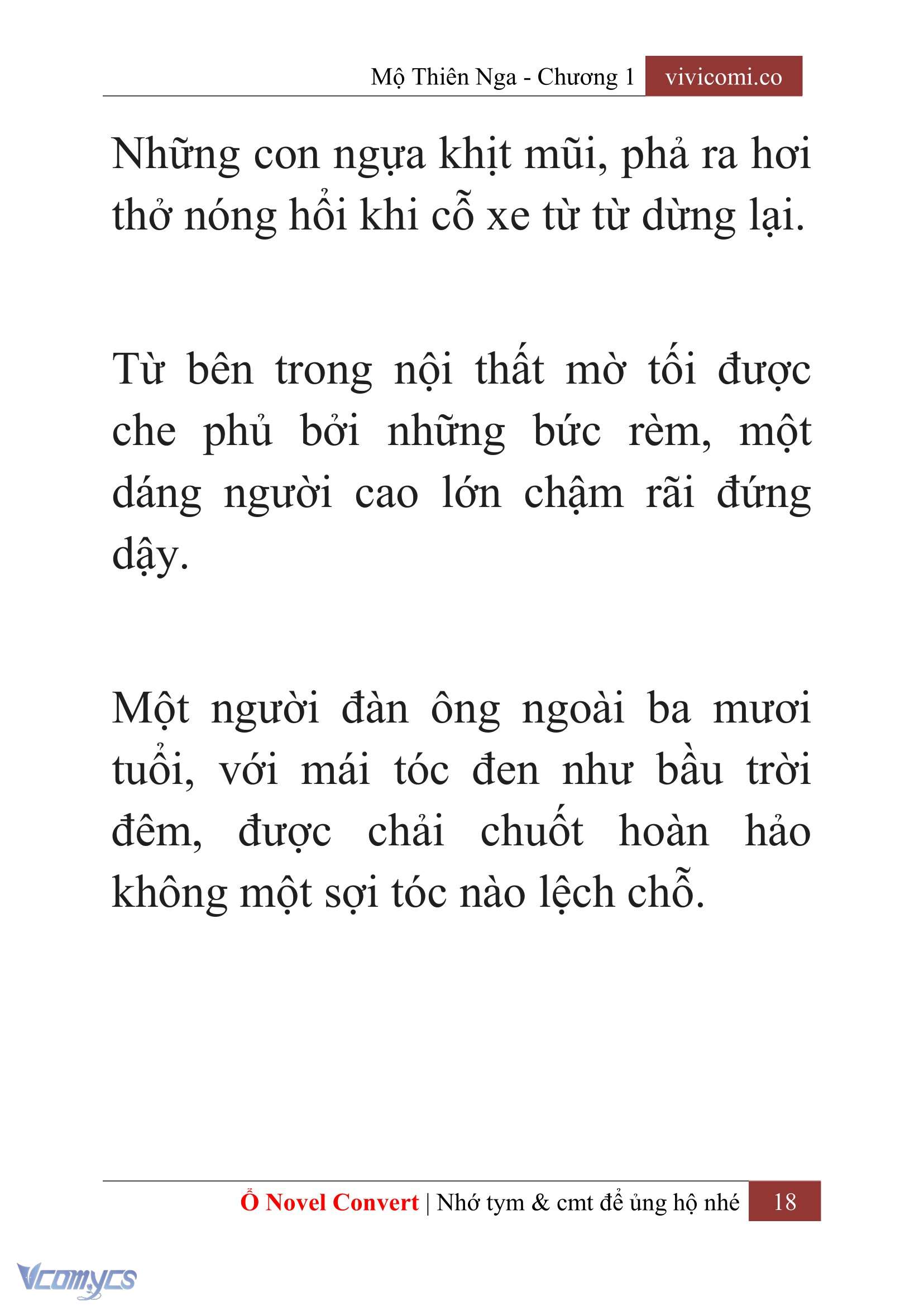 [Novel] Mộ Thiên Nga Chap 1 - Trang 2