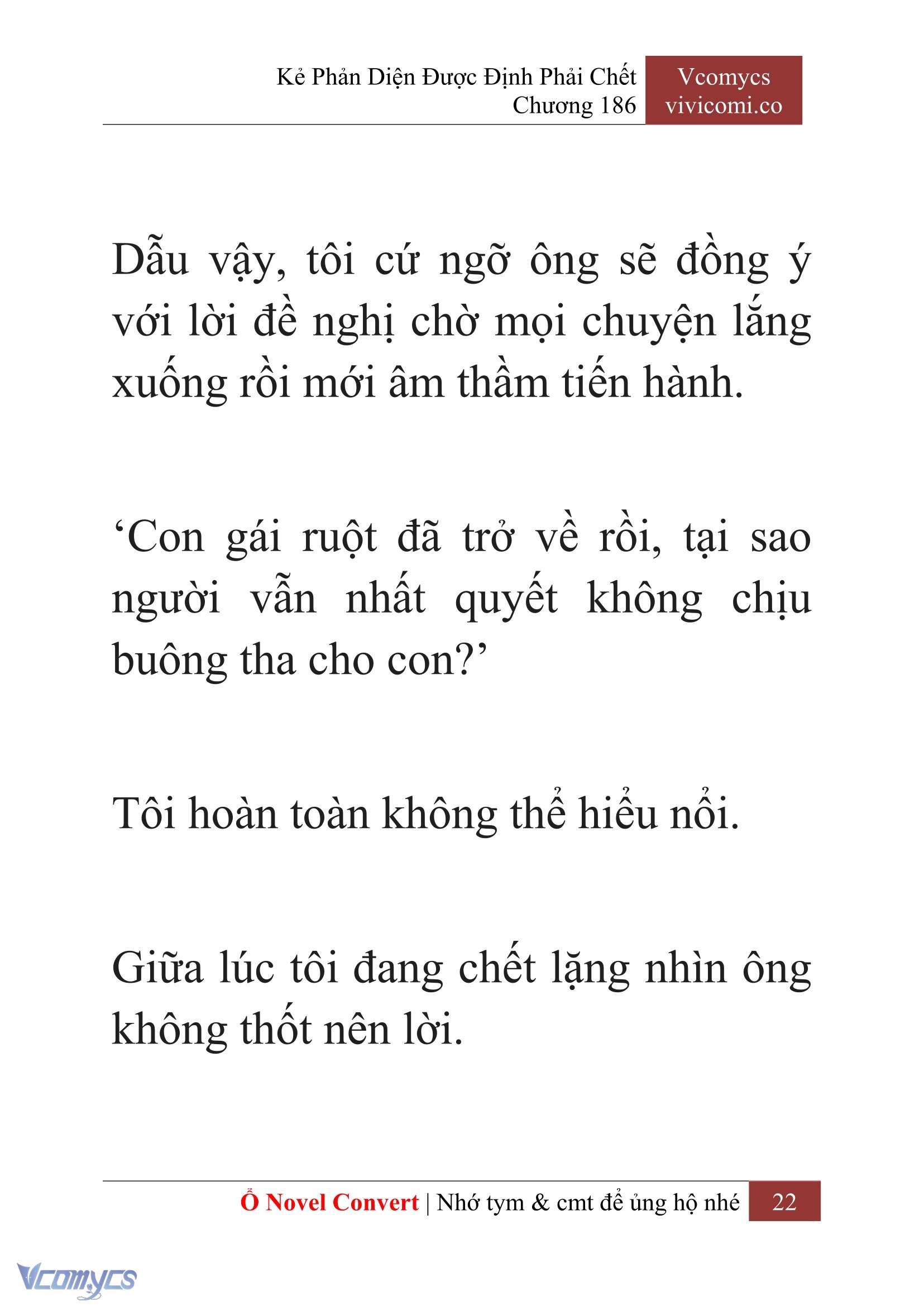 [Novel] Kẻ Phản Diện Được Định Phải Chết Chap 186 - Next Chap 187