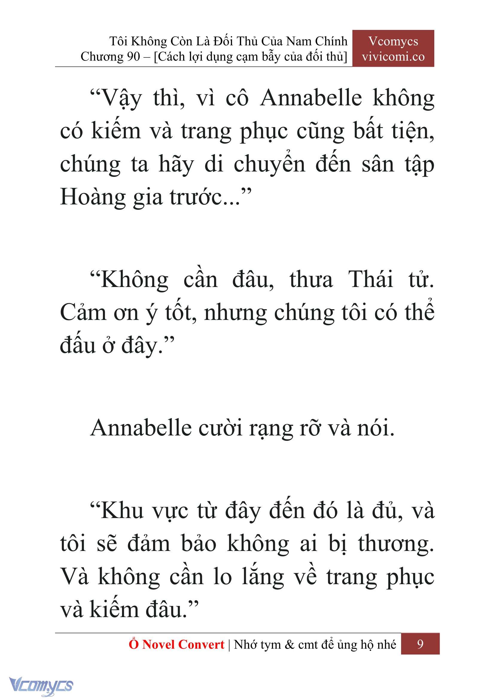 [Novel] Tôi Không Còn Là Đối Thủ Của Nam Chính Chap 90 - Trang 2