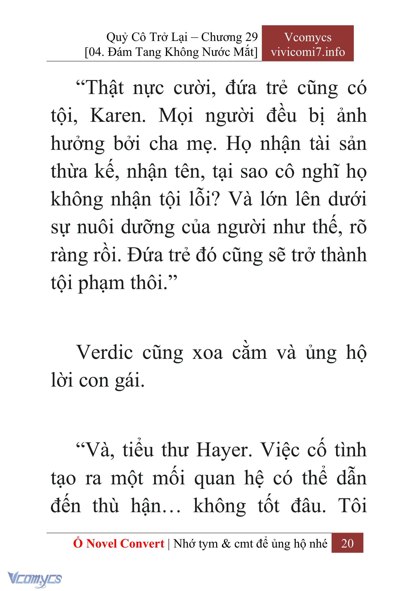 [Novel] Quý Cô Trở Lại Chap 29 - Trang 2