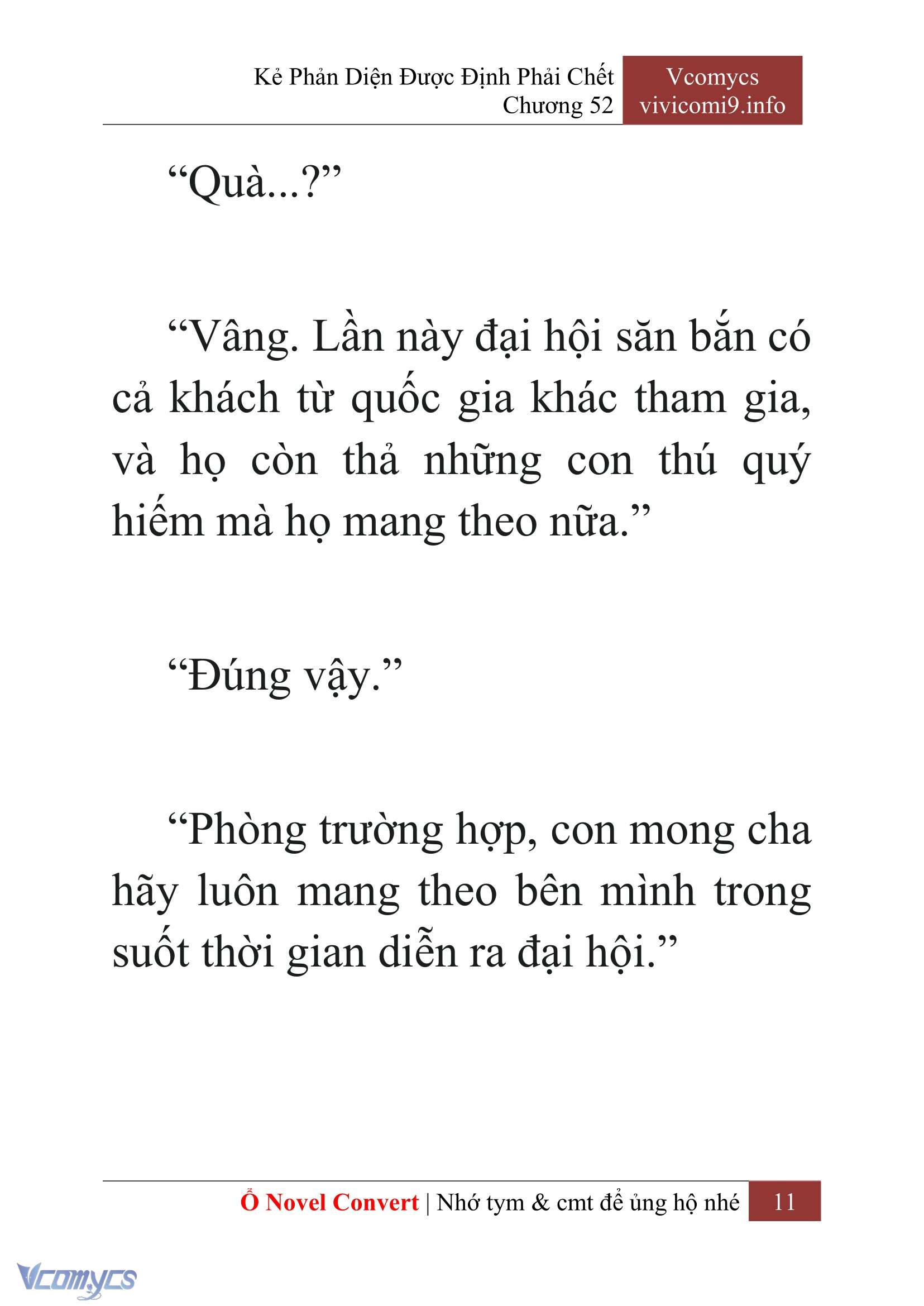 [Novel] Kẻ Phản Diện Được Định Phải Chết Chap 52 - Next Chap 53