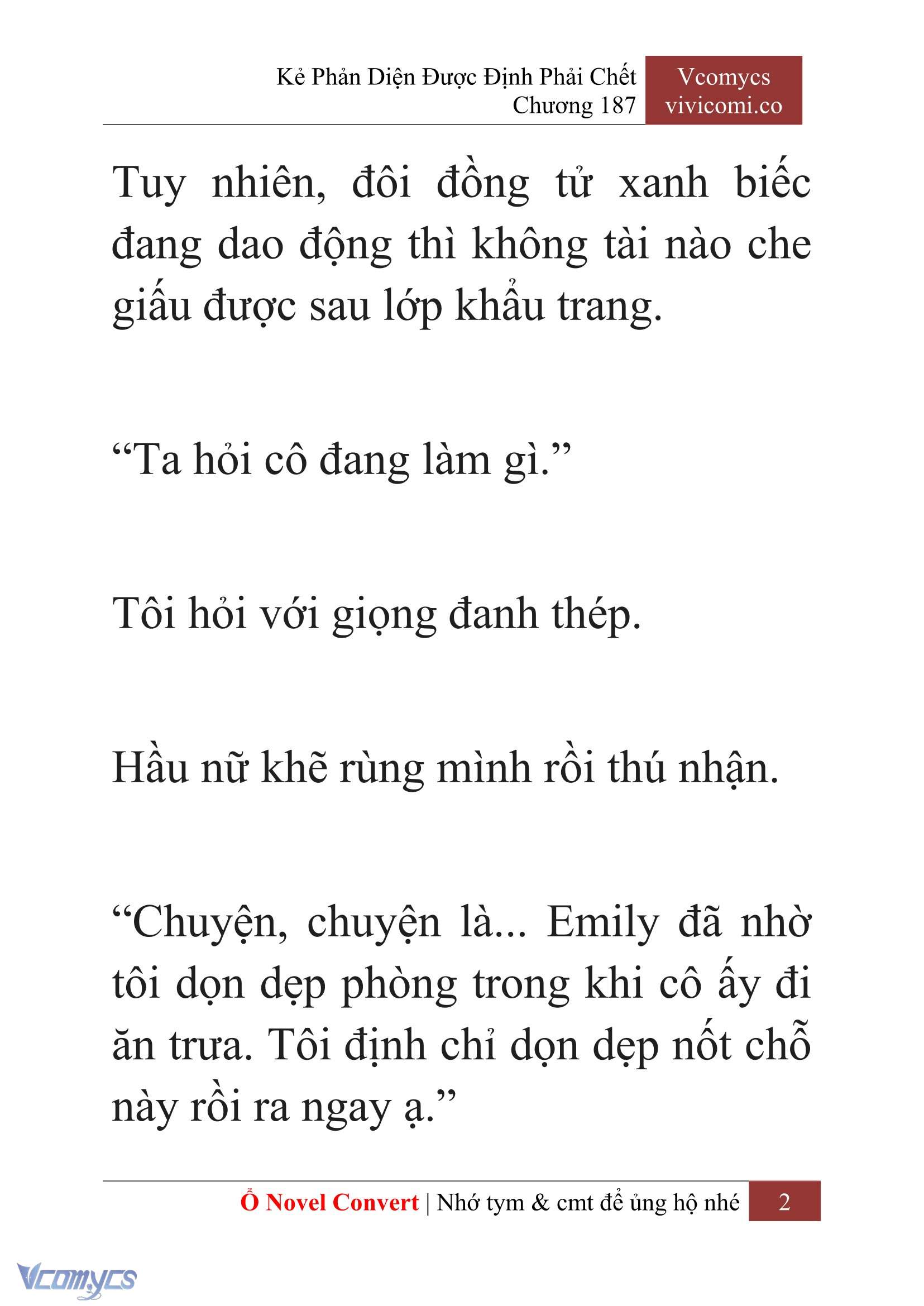 [Novel] Kẻ Phản Diện Được Định Phải Chết Chap 187 - Next Chap 188