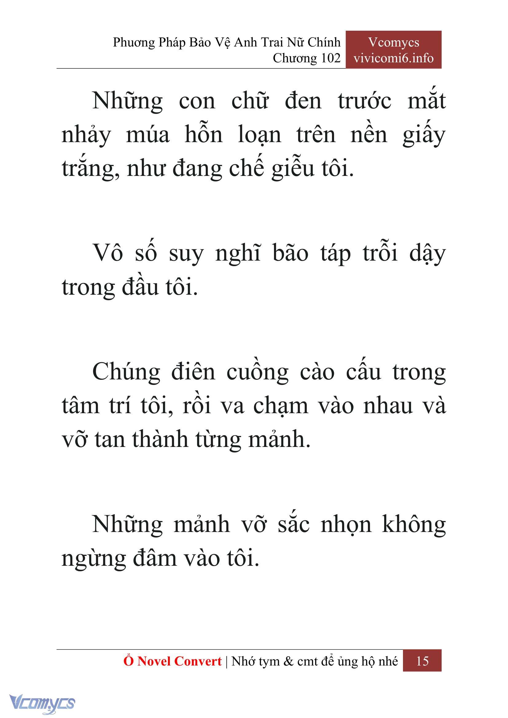 [Novel] Phương Pháp Bảo Vệ Anh Trai Nữ Chính Chap 102 - Trang 2