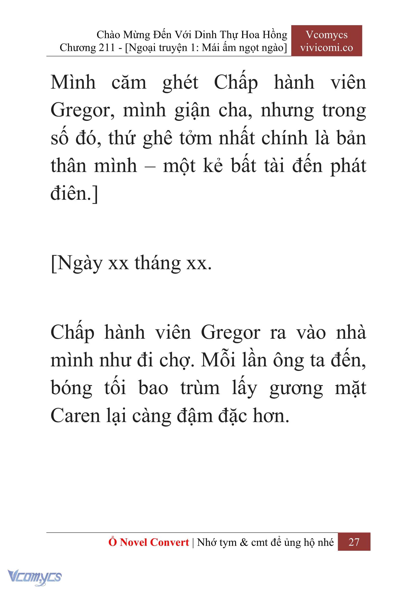 [Novel] Chào Mừng Đến Với Dinh Thự Hoa Hồng Chap 211 - Trang 2