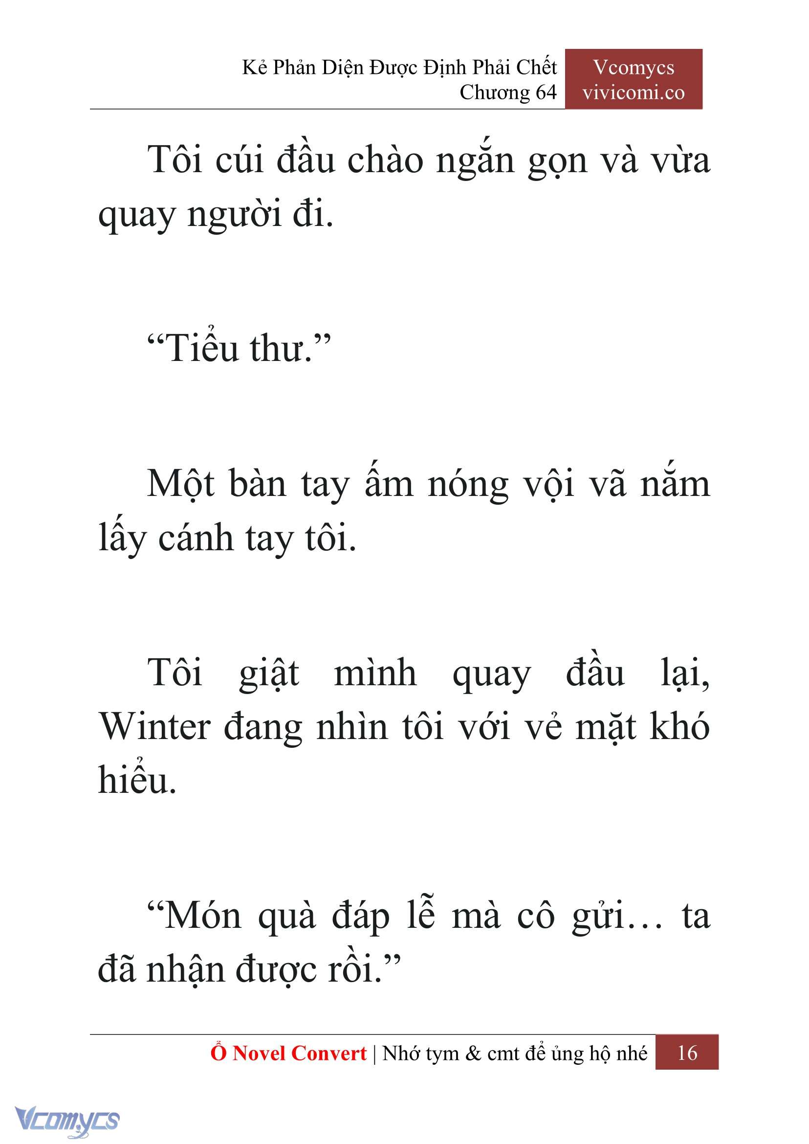 [Novel] Kẻ Phản Diện Được Định Phải Chết Chap 64 - Trang 2