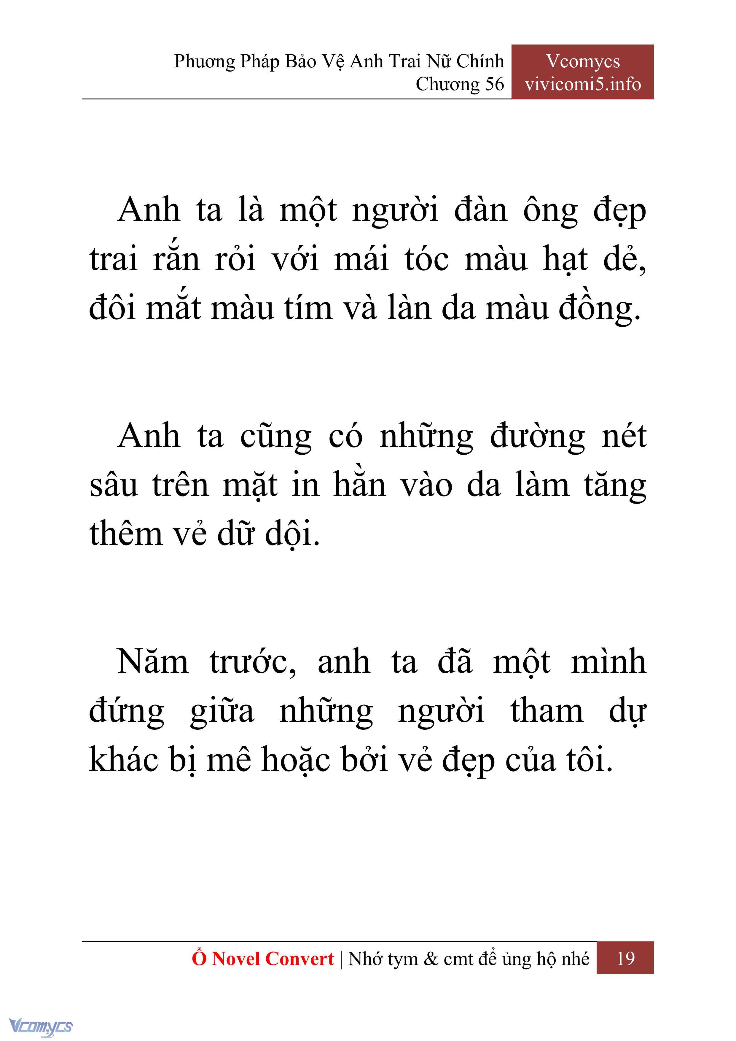 [Novel] Phương Pháp Bảo Vệ Anh Trai Nữ Chính Chap 56 - Trang 2