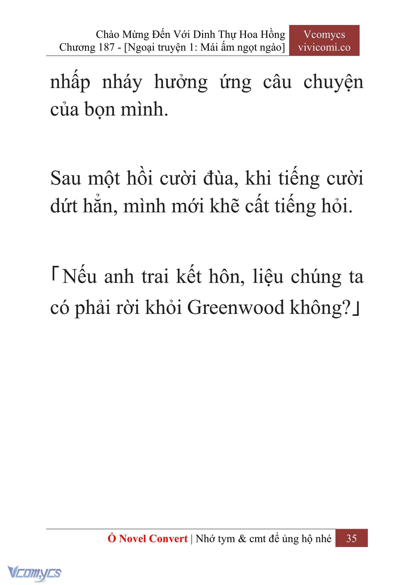 [Novel] Chào Mừng Đến Với Dinh Thự Hoa Hồng Chap 187 - Trang 2
