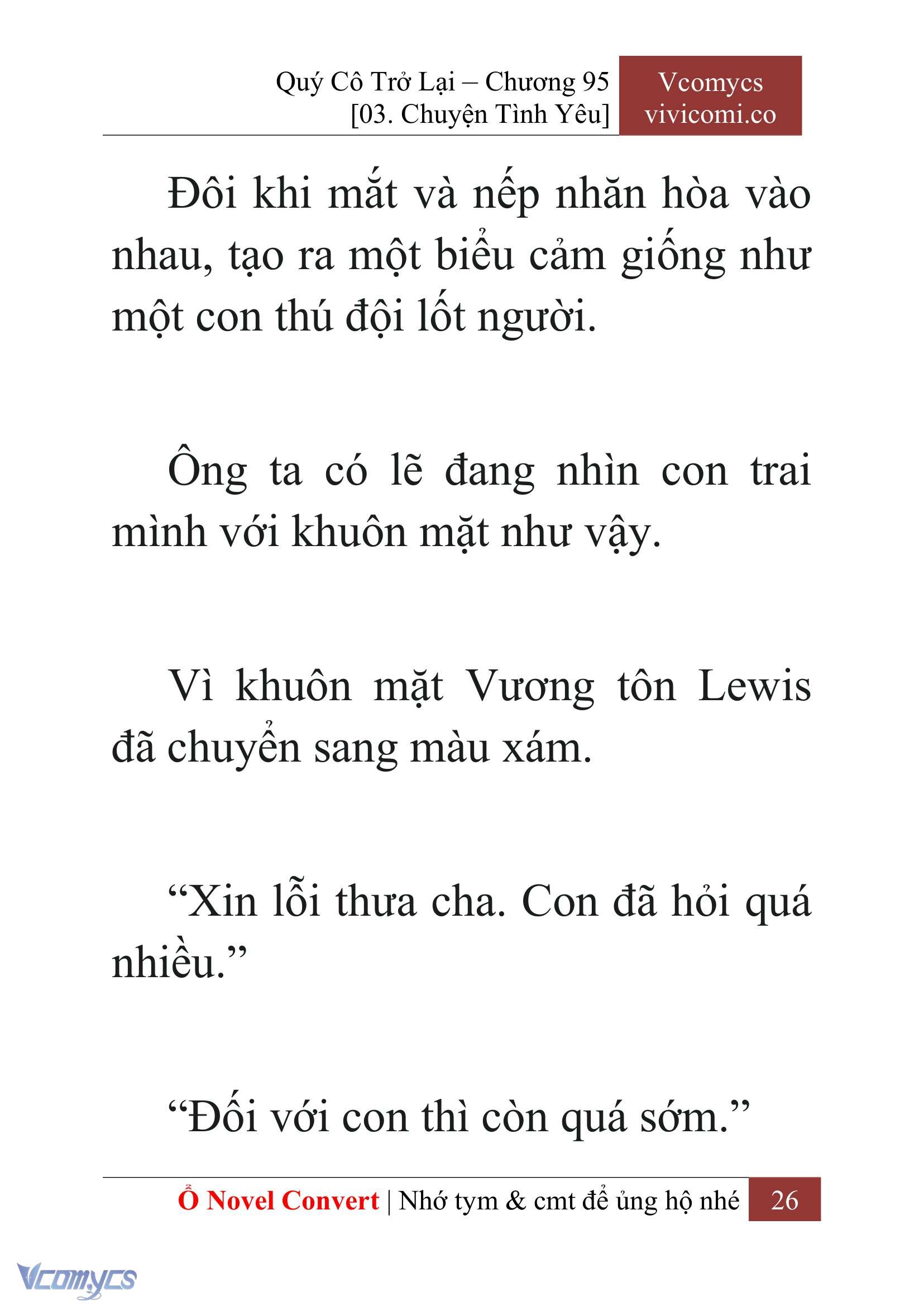 [Novel] Quý Cô Trở Lại Chap 95 - Trang 2