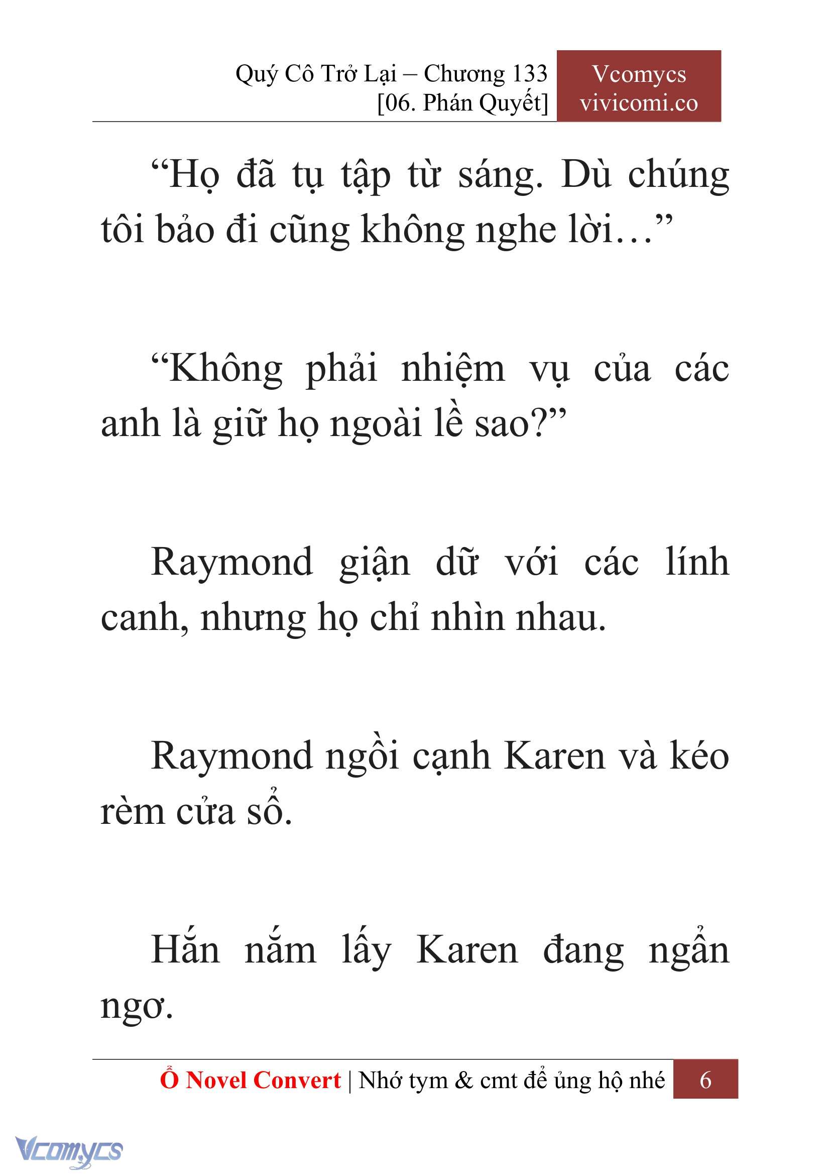 [Novel] Quý Cô Trở Lại Chap 133 - Trang 2