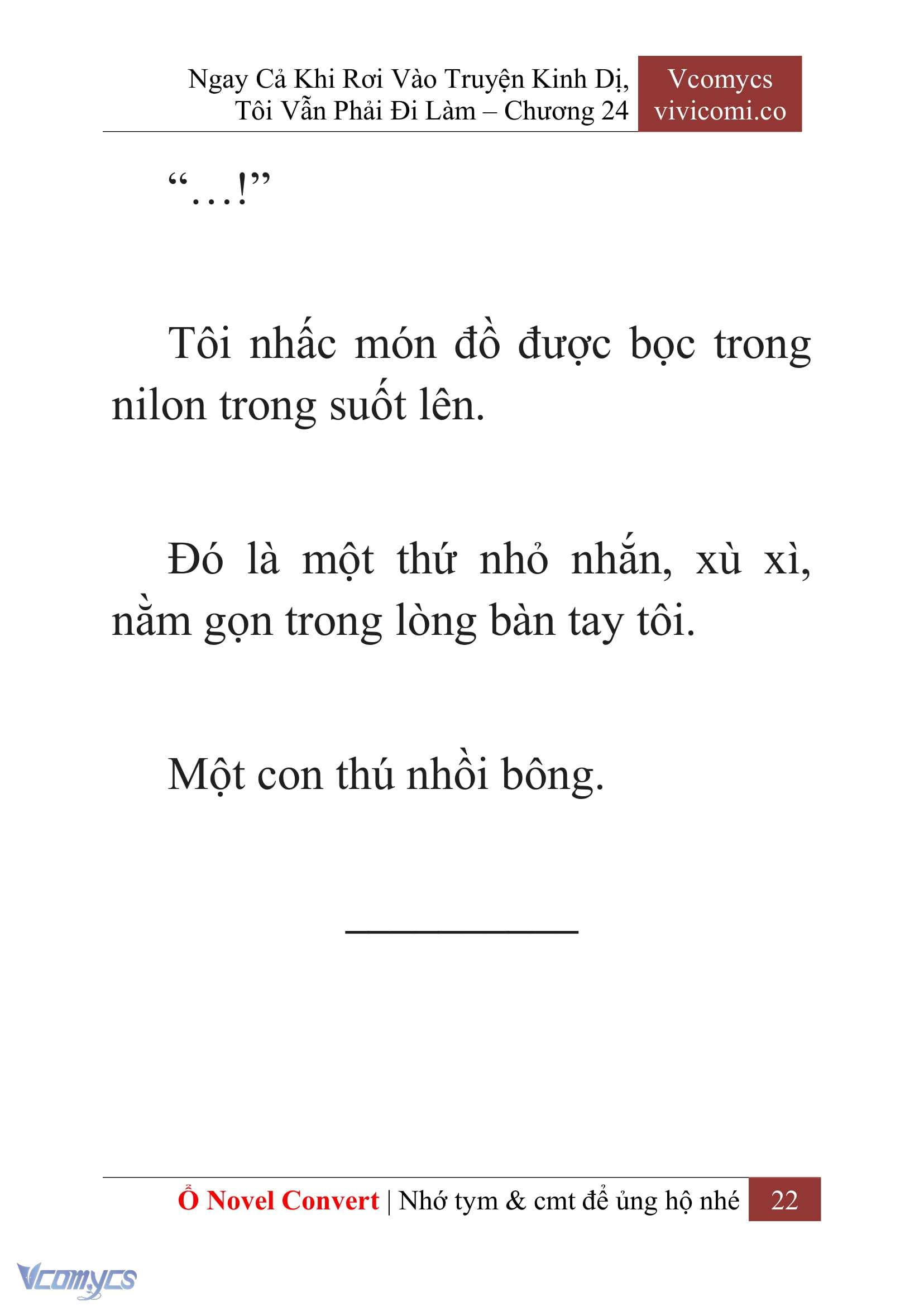 [Novel] Ngay Cả Khi Rơi Vào Truyện Kinh Dị, Tôi Vẫn Phải Đi Làm Chap 24 - Trang 2
