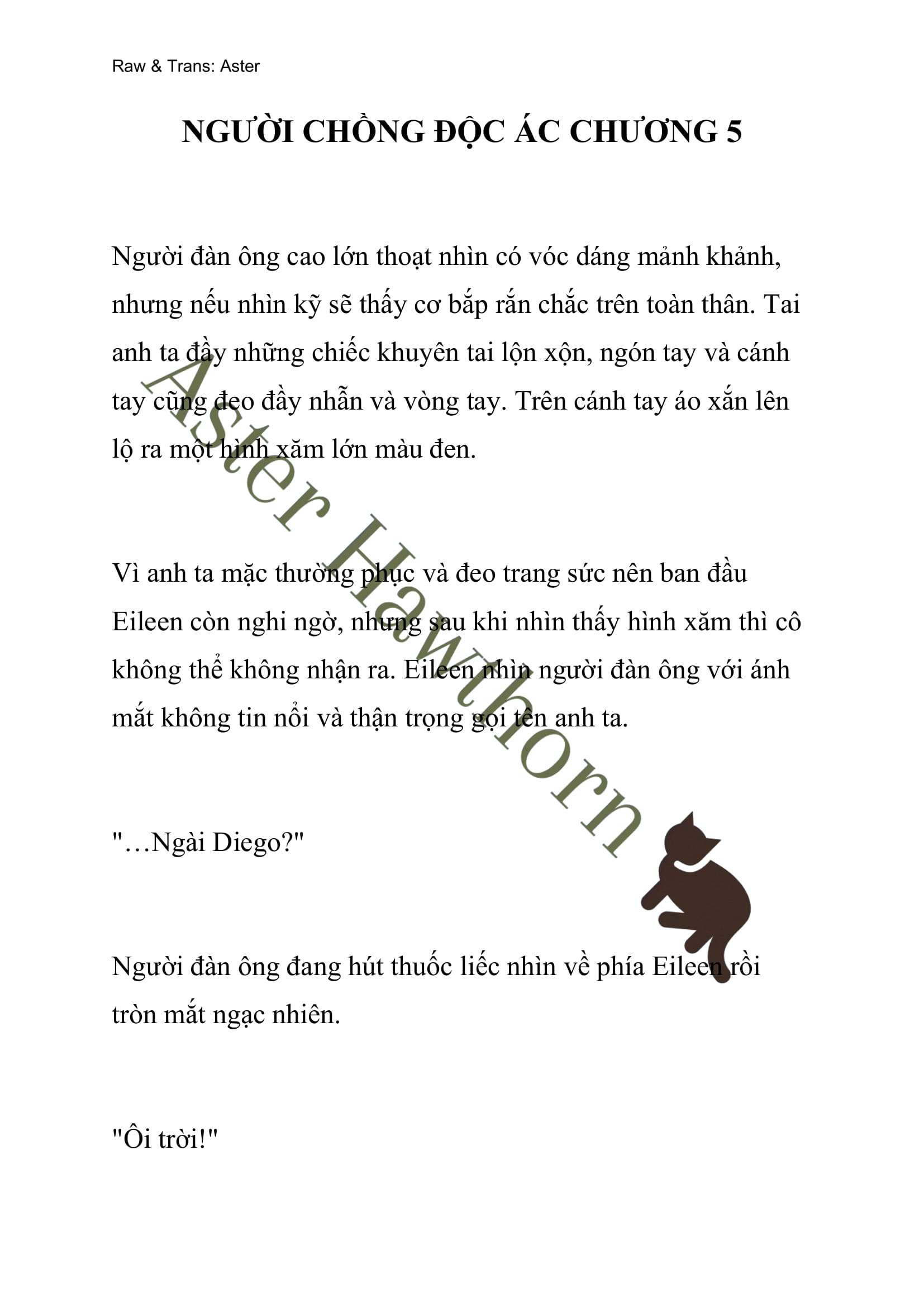 [NOVEL] Người Chồng Độc Ác Chap 5 - Next Chap 6