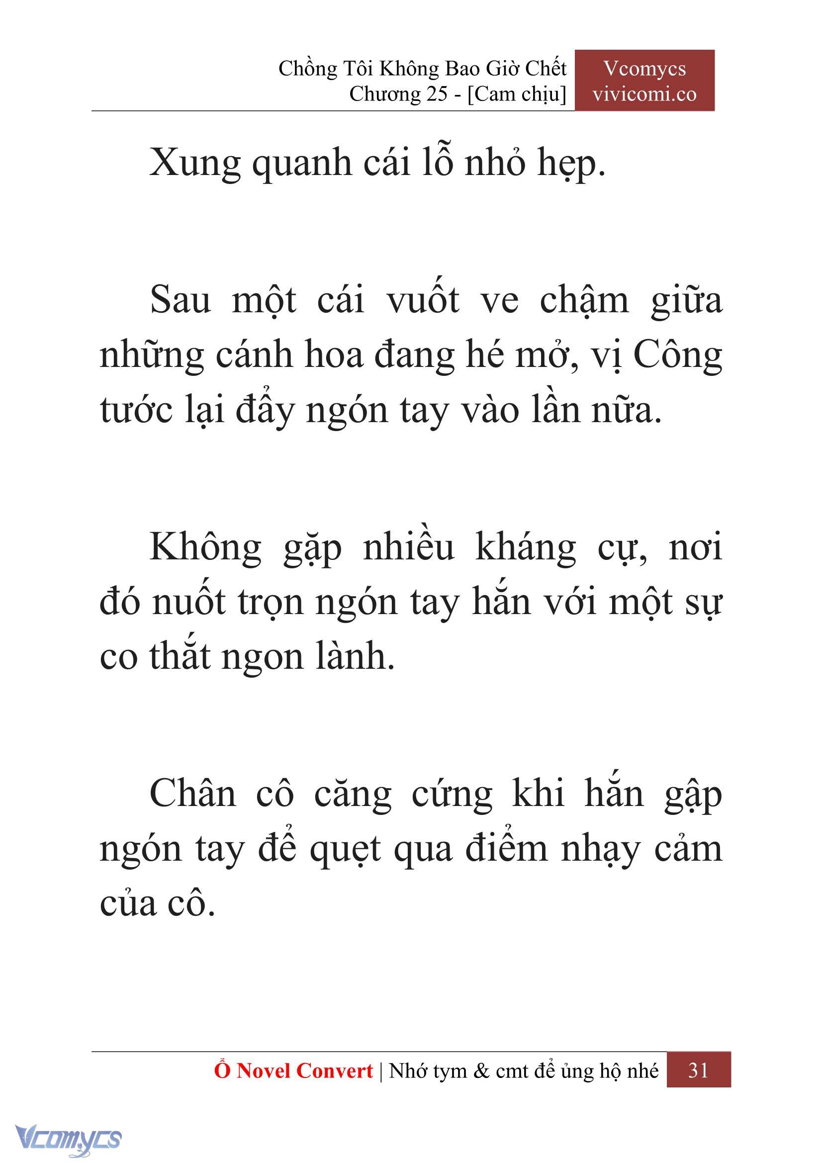 [Novel] Chồng Tôi Không Bao Giờ Chết Chap 25 - Trang 2