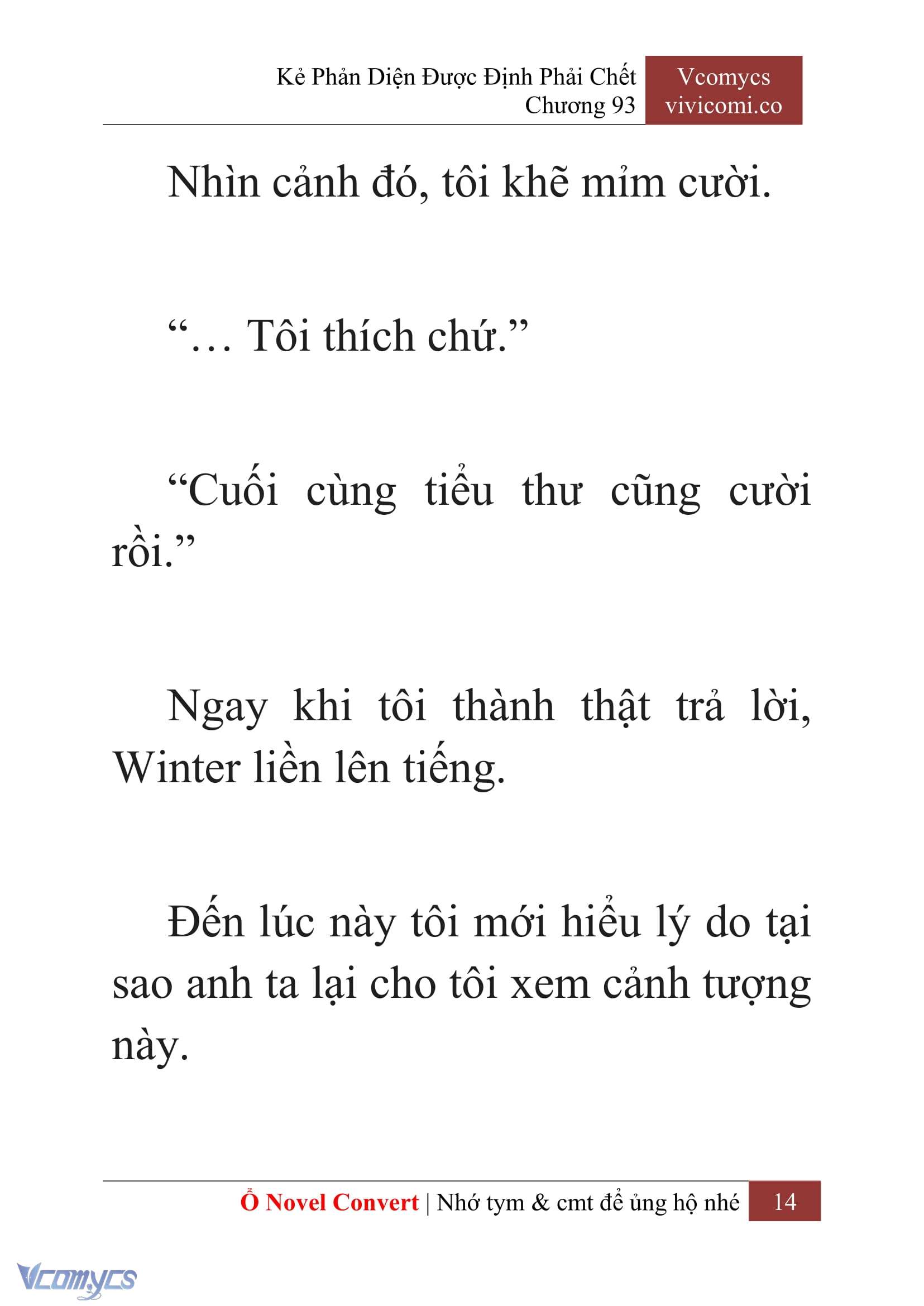 [Novel] Kẻ Phản Diện Được Định Phải Chết Chap 93 - Trang 2