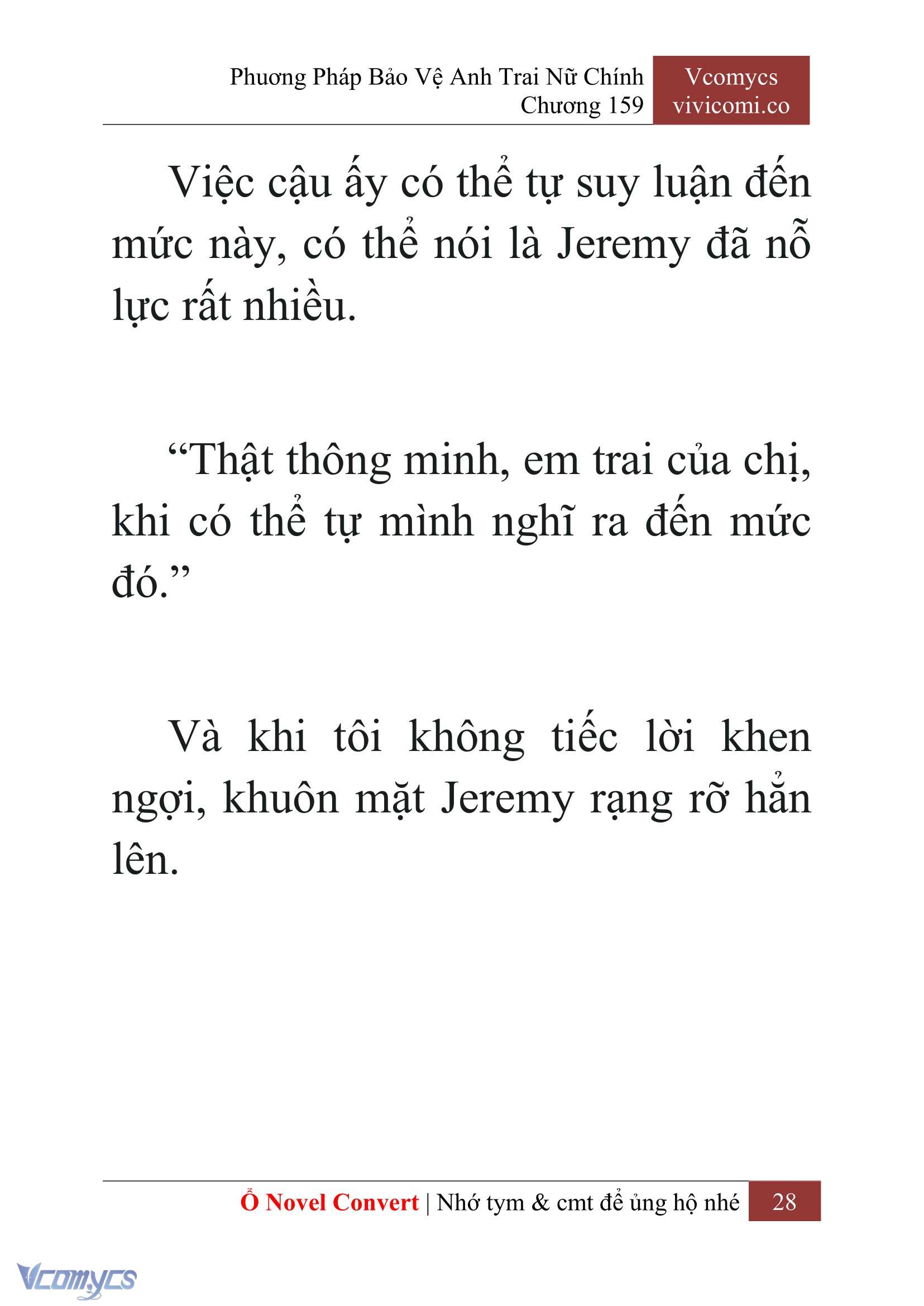 [Novel] Phương Pháp Bảo Vệ Anh Trai Nữ Chính Chap 159 - Trang 2