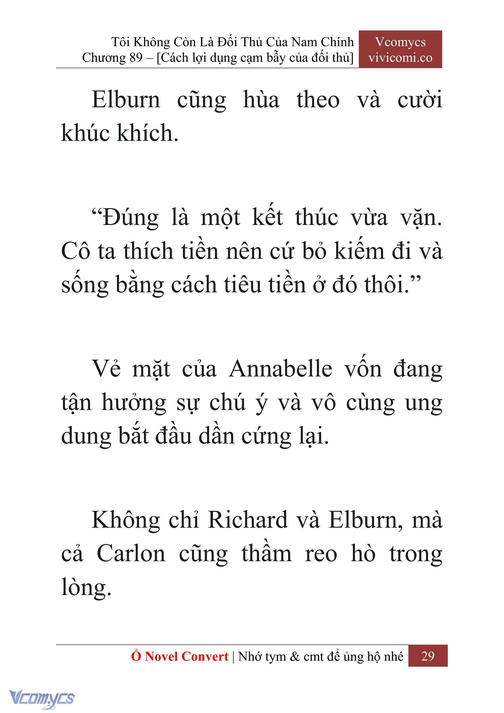 [Novel] Tôi Không Còn Là Đối Thủ Của Nam Chính Chap 89 - Trang 2