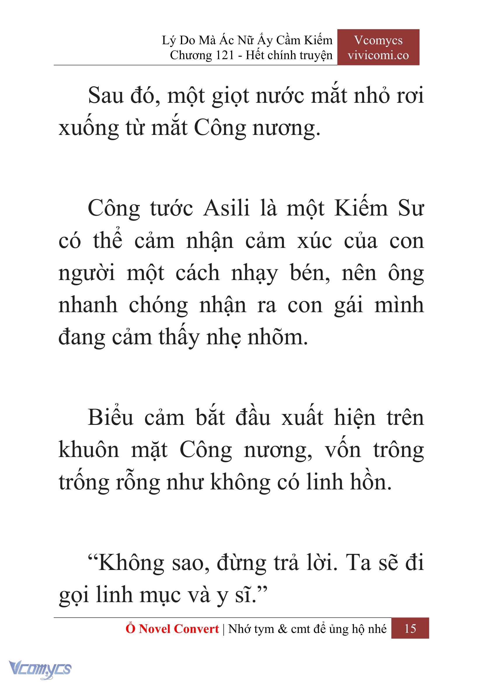 [Novel] Lý Do Mà Ác Nữ Ấy Cầm Kiếm Chap 121 - Trang 2