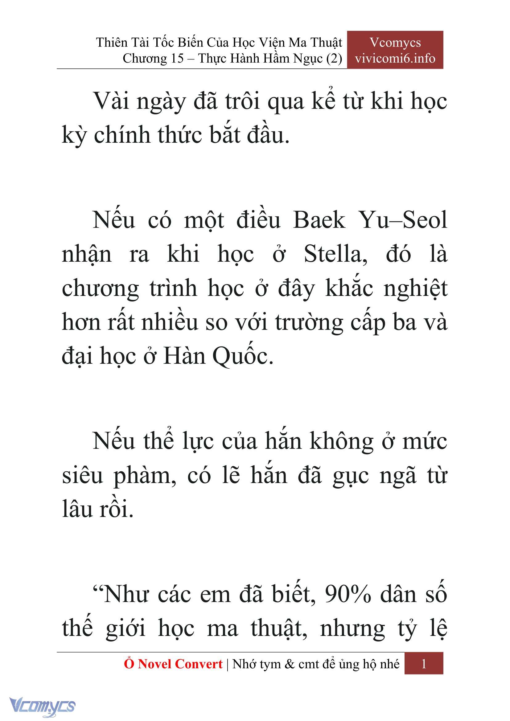 [Novel] Thiên Tài Tốc Biến Của Học Viện Ma Thuật Chap 15 - Trang 2