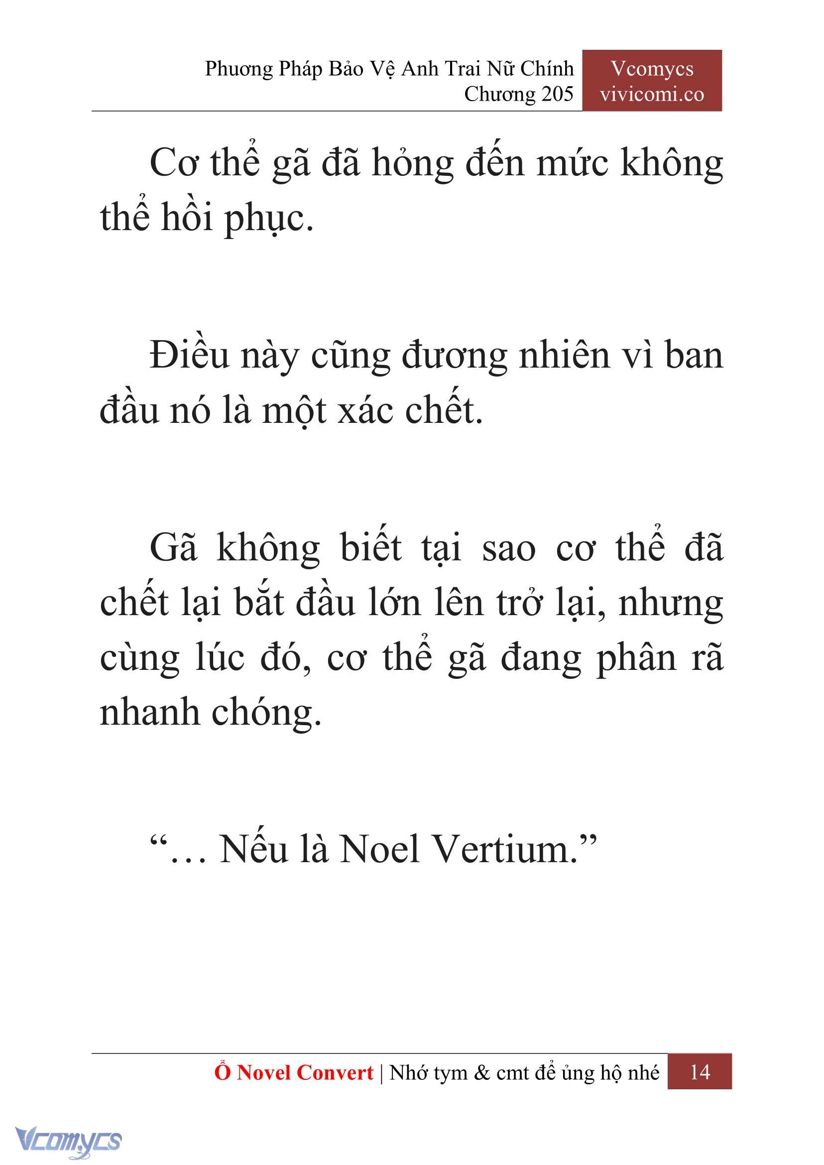 [Novel] Phương Pháp Bảo Vệ Anh Trai Nữ Chính Chap 205 - Trang 2