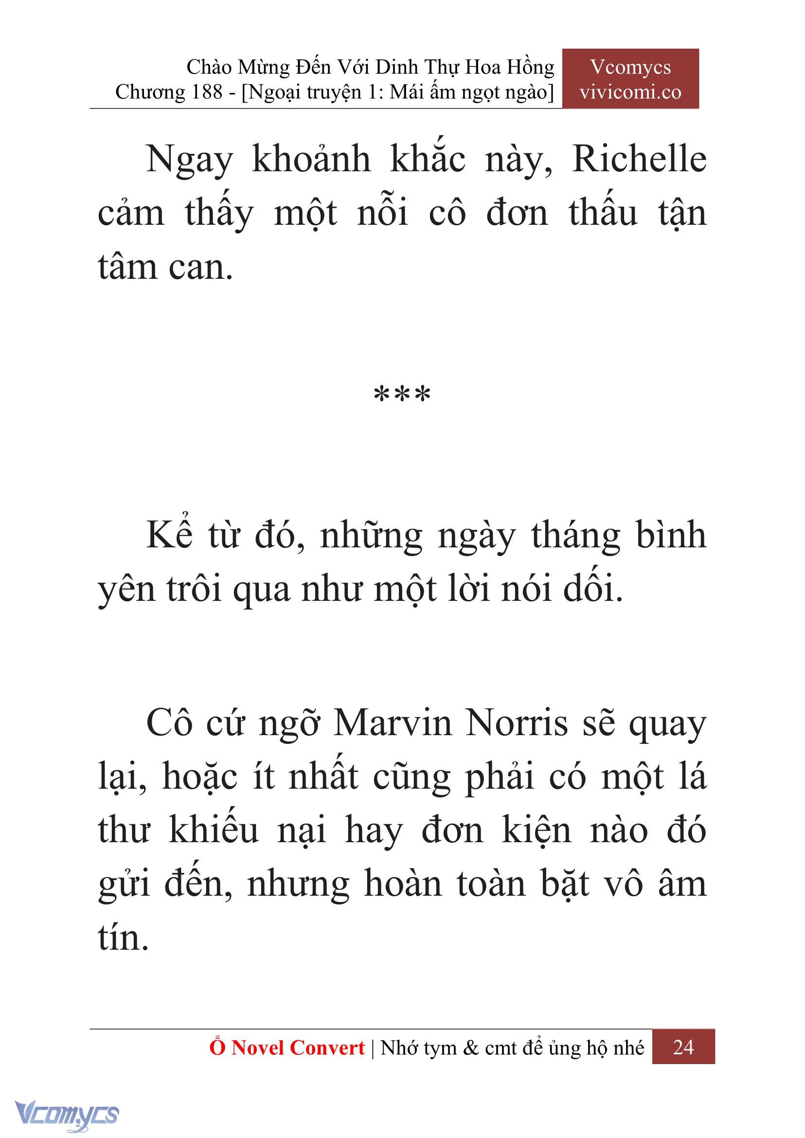 [Novel] Chào Mừng Đến Với Dinh Thự Hoa Hồng Chap 188 - Trang 2