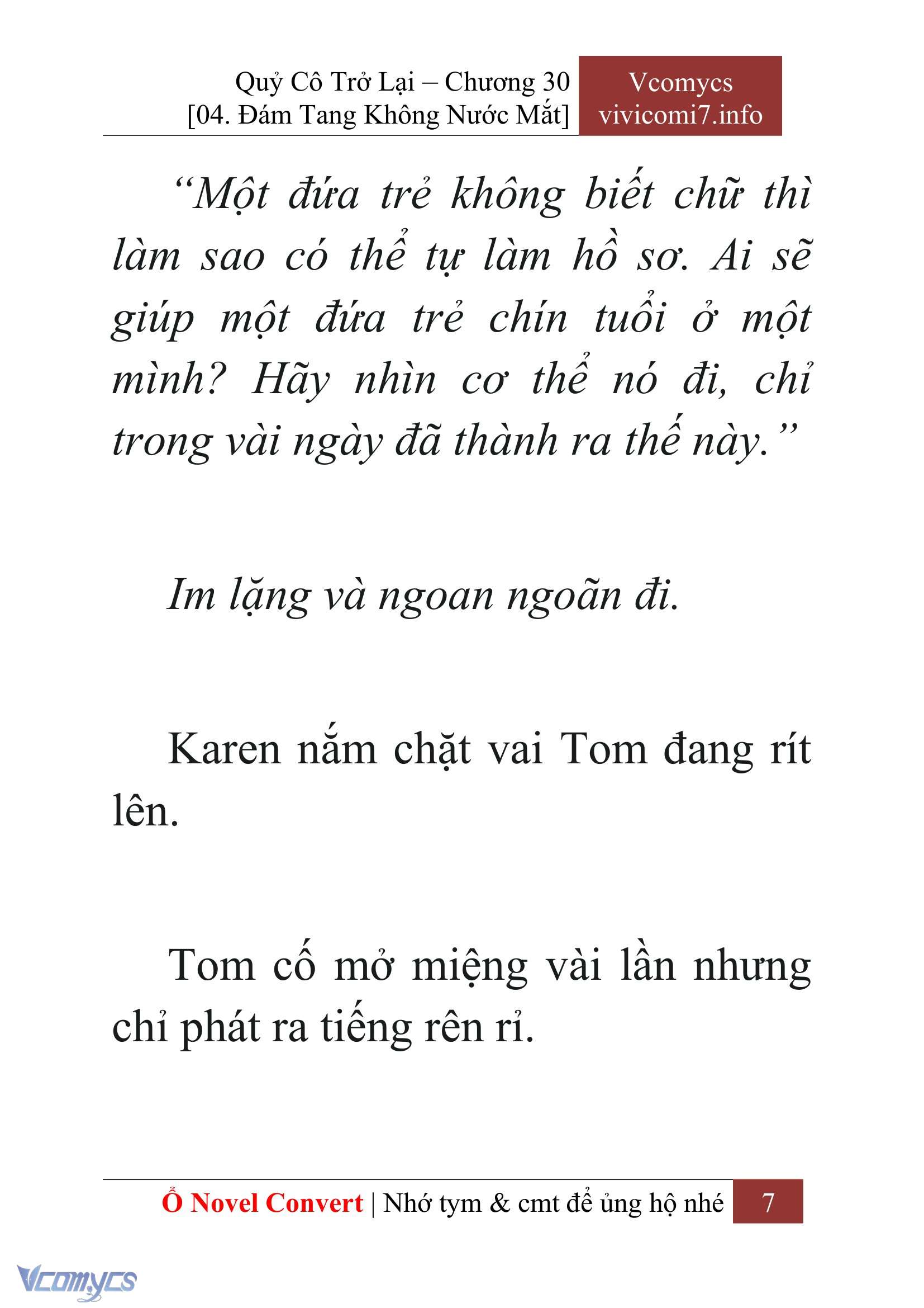 [Novel] Quý Cô Trở Lại Chap 30 - Trang 2