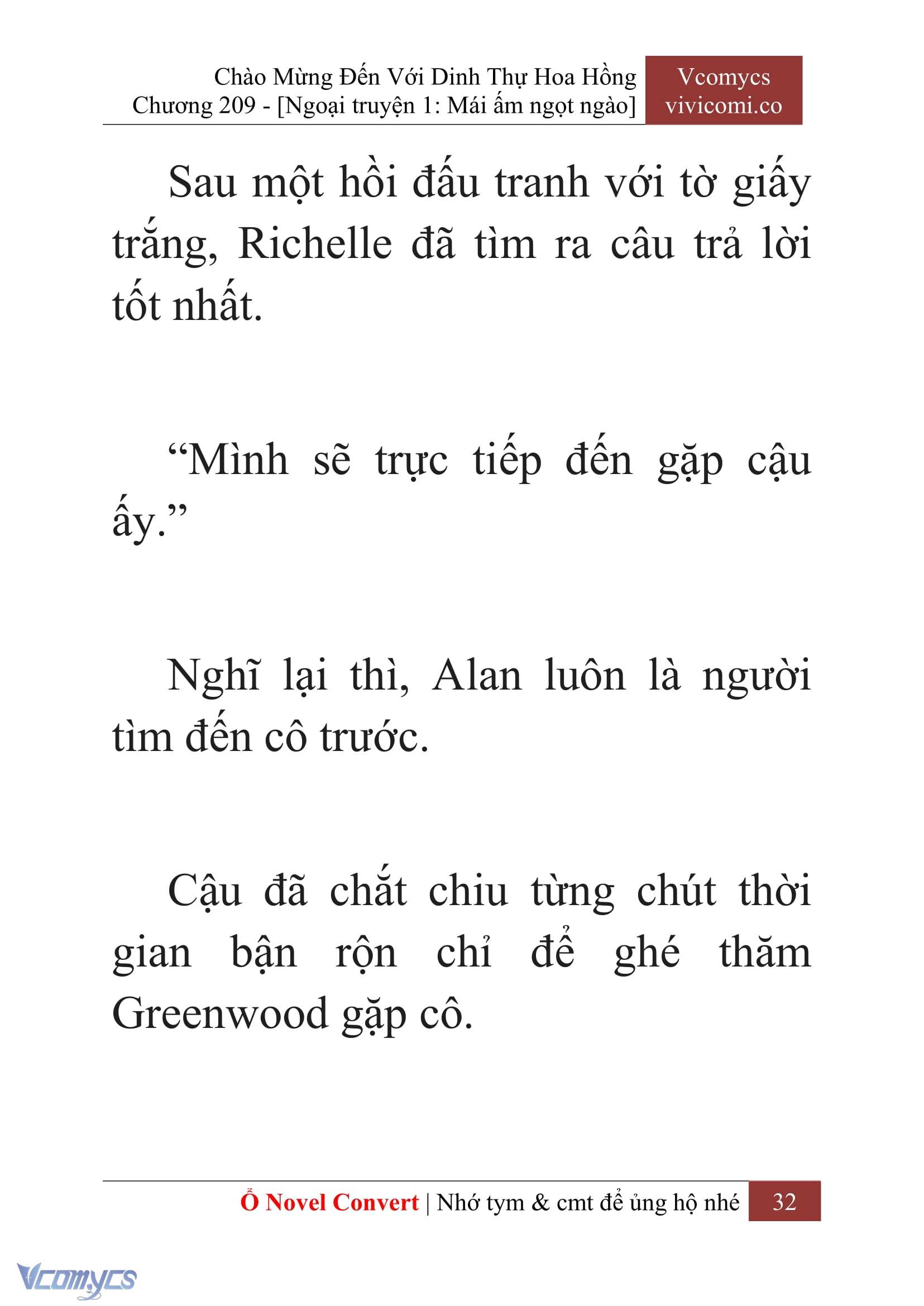 [Novel] Chào Mừng Đến Với Dinh Thự Hoa Hồng Chap 209 - Trang 2