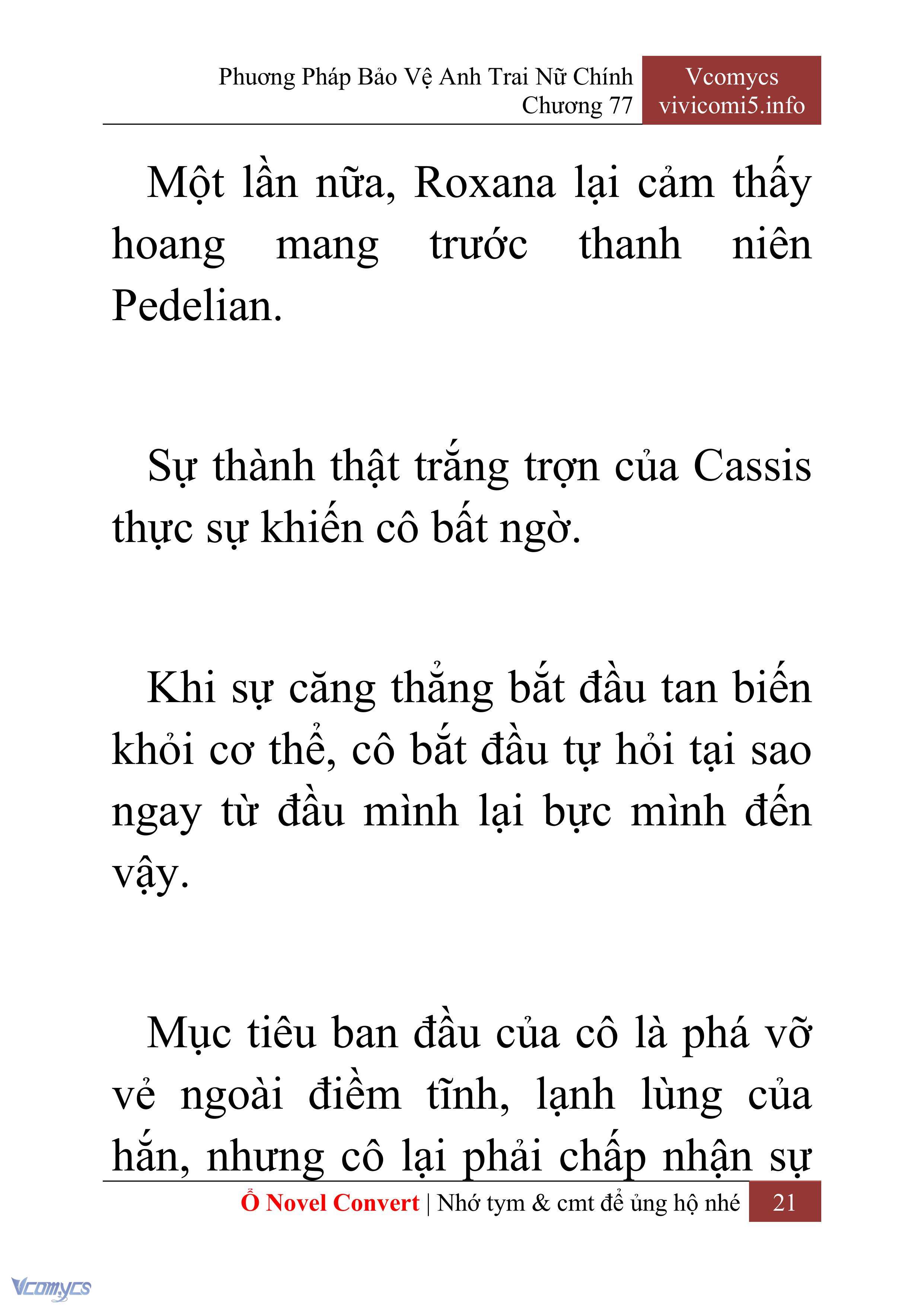 [Novel] Phương Pháp Bảo Vệ Anh Trai Nữ Chính Chap 77 - Trang 2