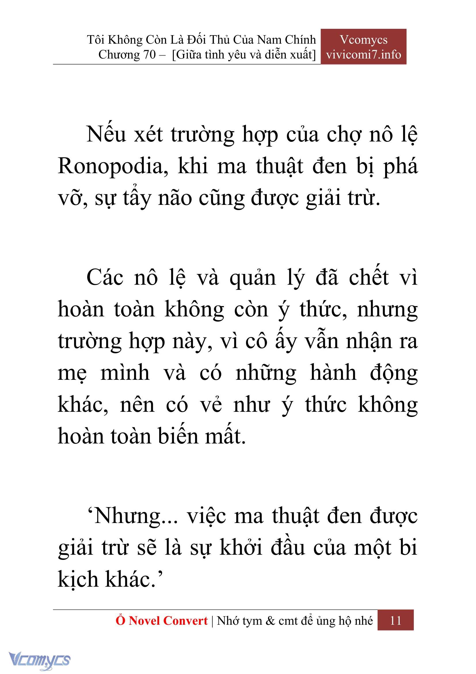 [Novel] Tôi Không Còn Là Đối Thủ Của Nam Chính Chap 70 - Trang 2