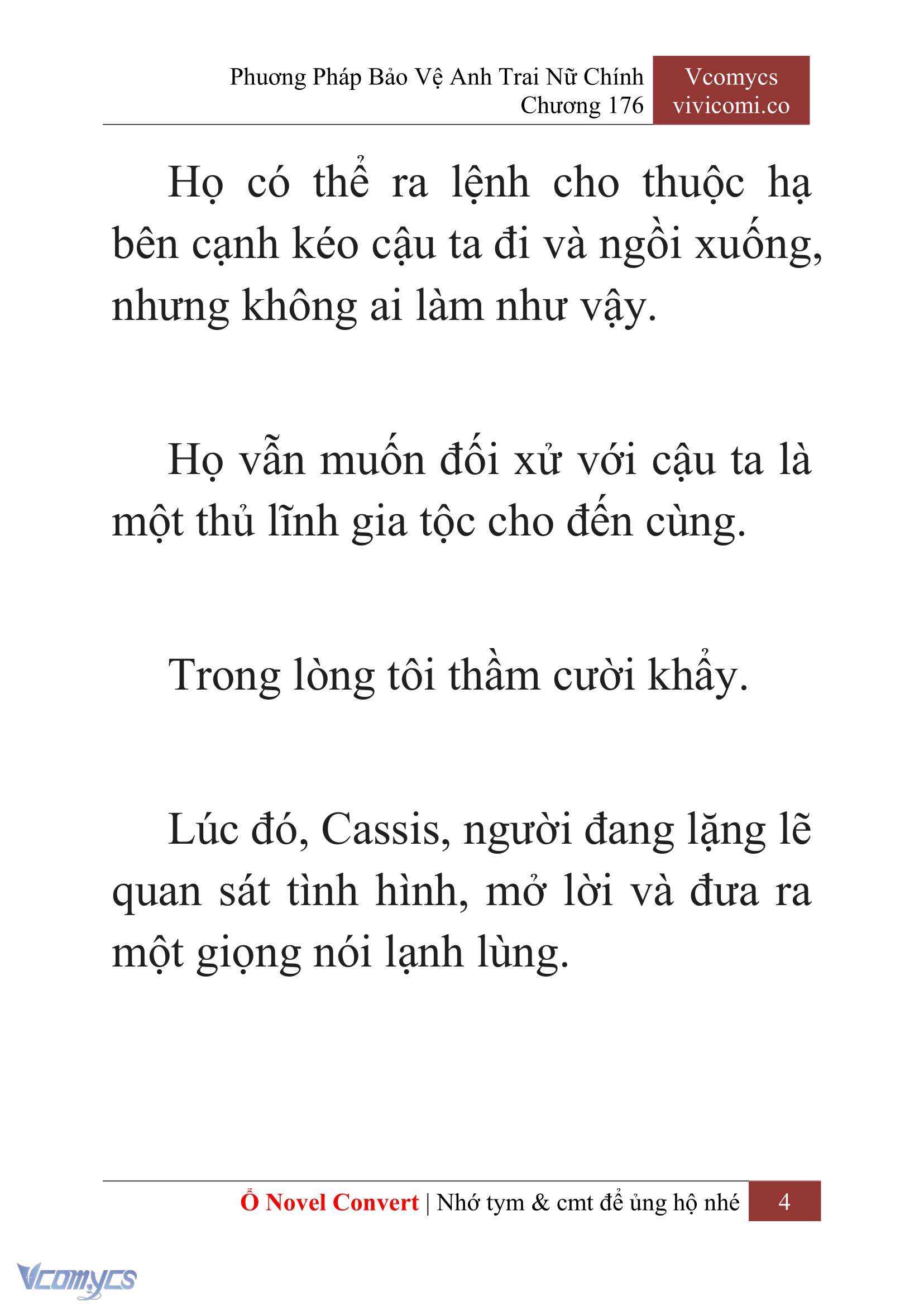 [Novel] Phương Pháp Bảo Vệ Anh Trai Nữ Chính Chap 176 - Trang 2