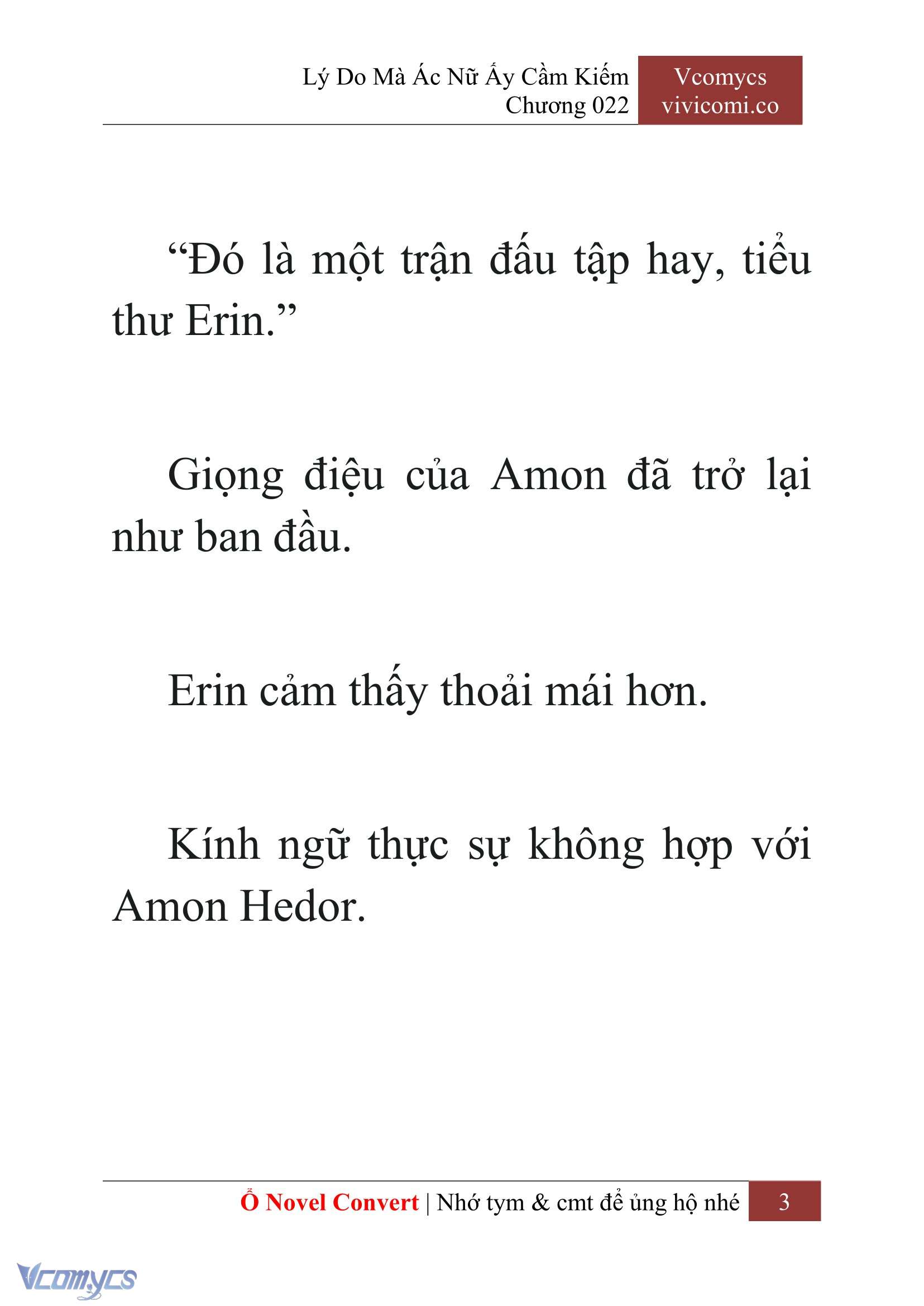 [Novel] Lý Do Mà Ác Nữ Ấy Cầm Kiếm Chap 22 - Trang 2