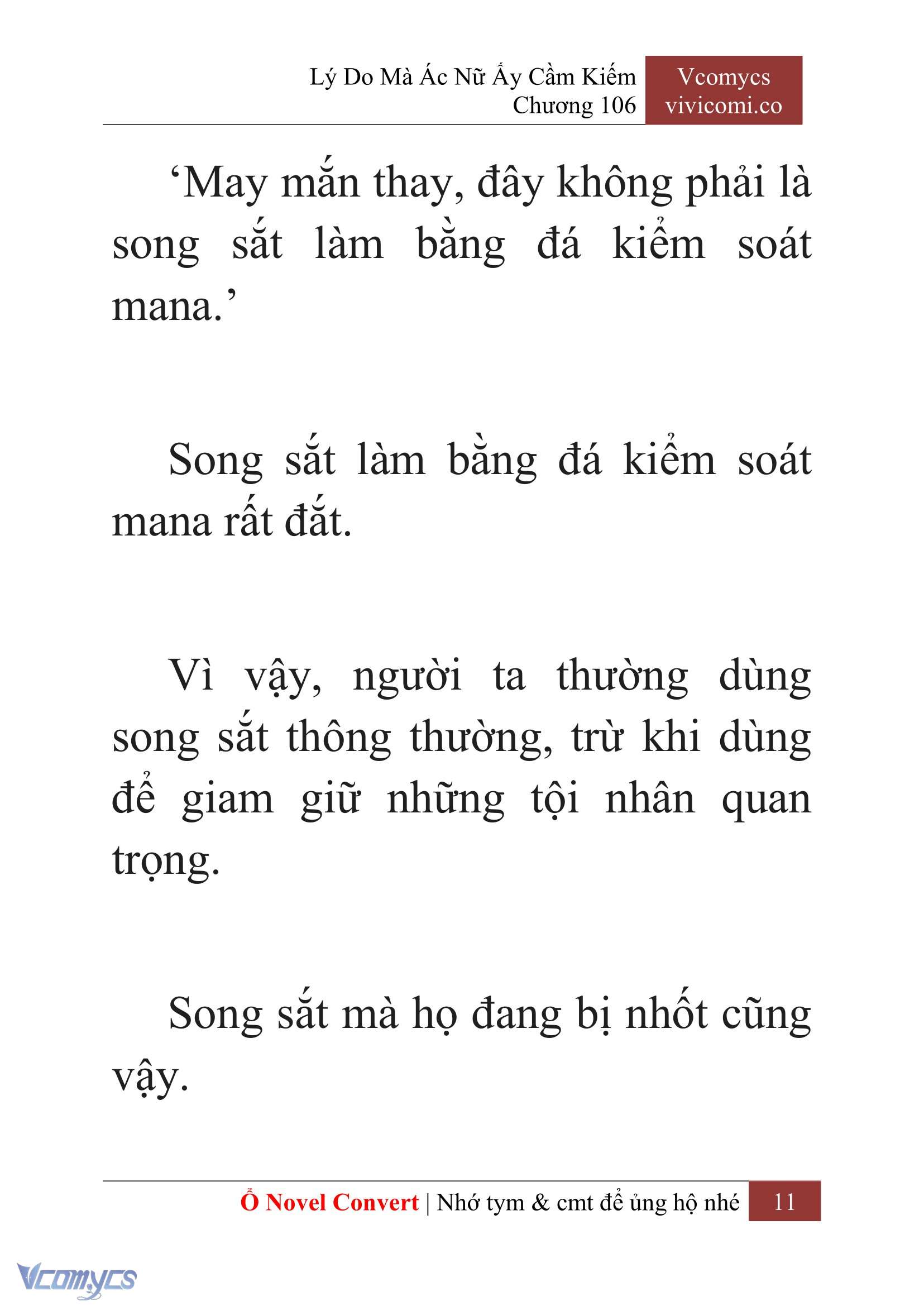 [Novel] Lý Do Mà Ác Nữ Ấy Cầm Kiếm Chap 106 - Trang 2