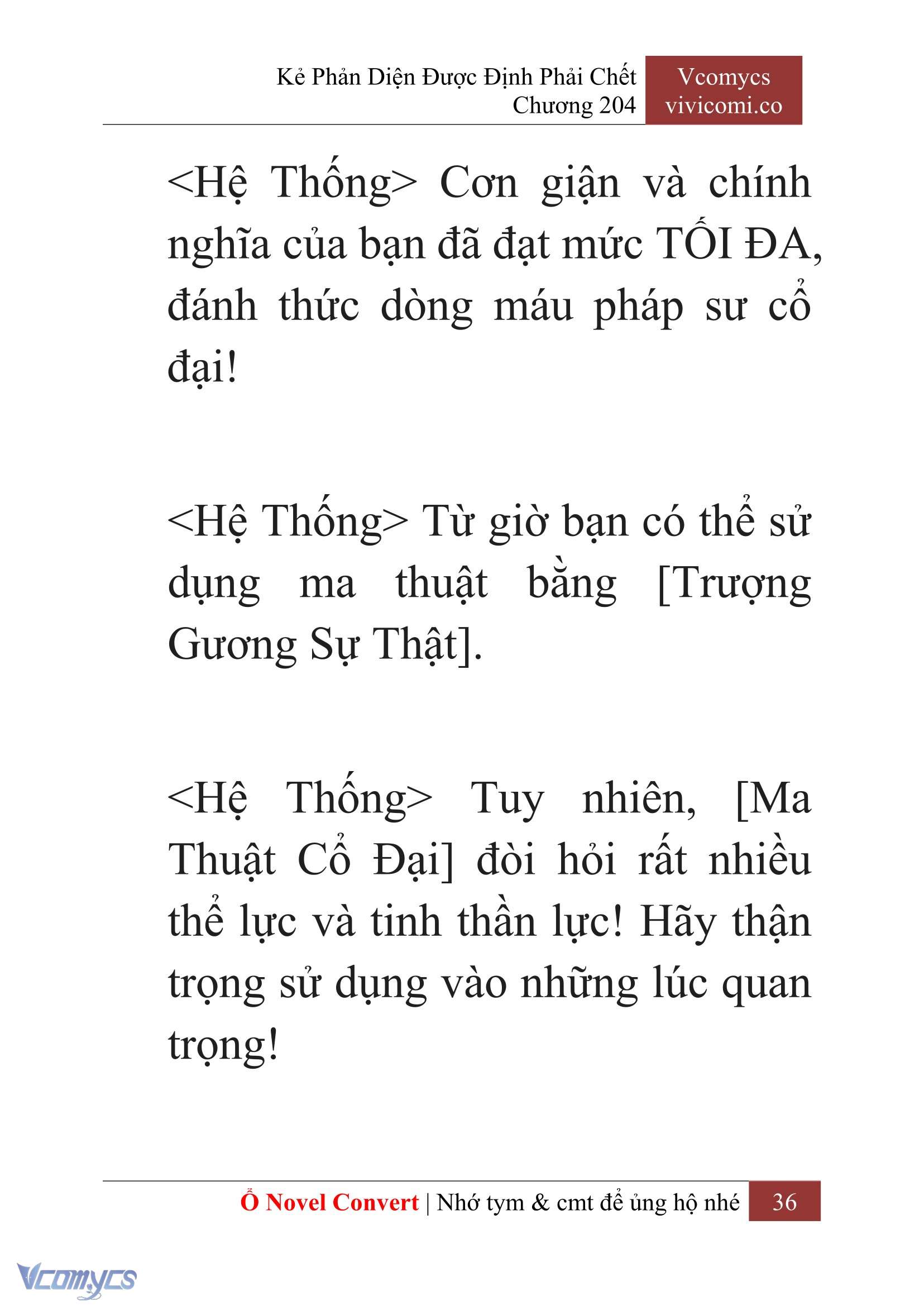 [Novel] Kẻ Phản Diện Được Định Phải Chết Chap 204 - Trang 2