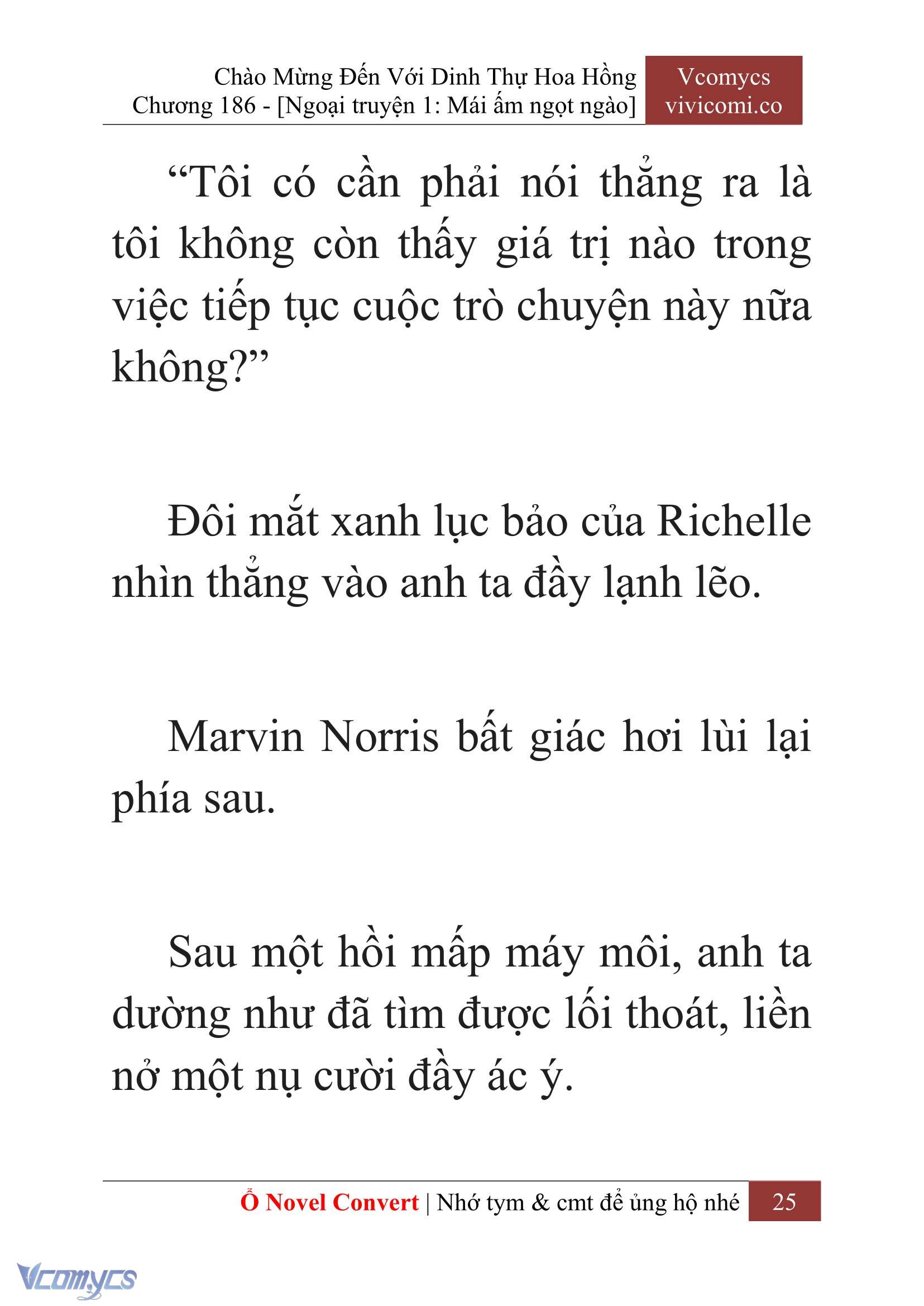 [Novel] Chào Mừng Đến Với Dinh Thự Hoa Hồng Chap 186 - Trang 2