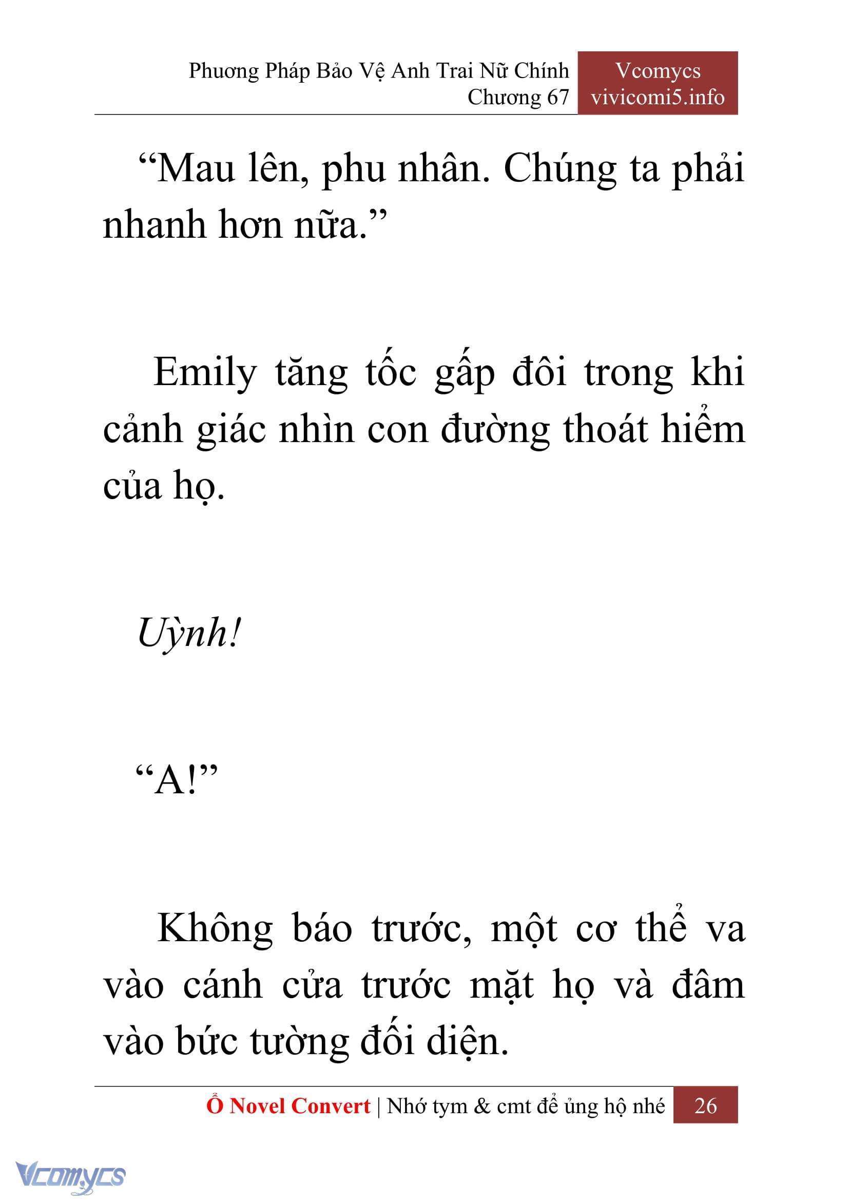 [Novel] Phương Pháp Bảo Vệ Anh Trai Nữ Chính Chap 67 - Trang 2