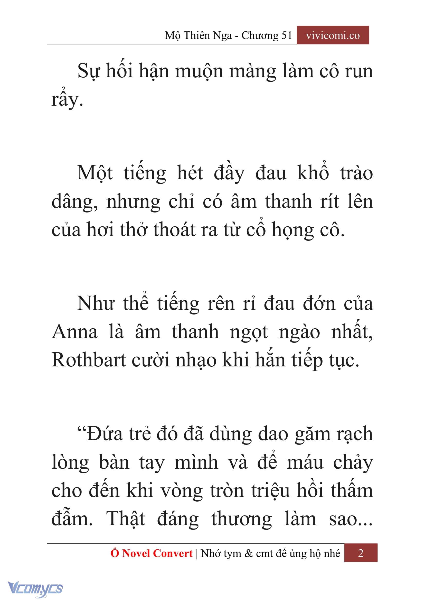 [Novel] Mộ Thiên Nga Chap 51 - Next Chap 52
