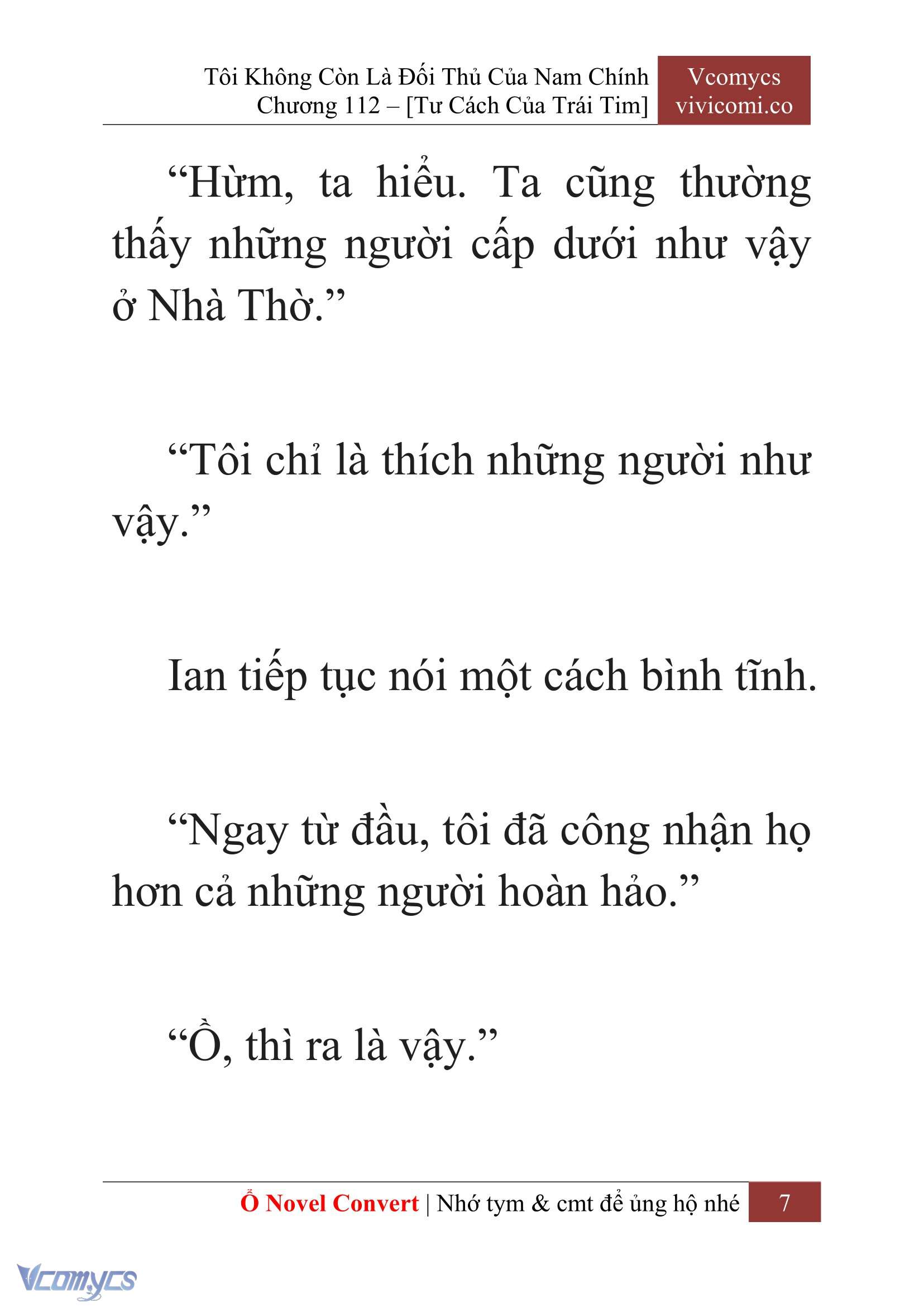 [Novel] Tôi Không Còn Là Đối Thủ Của Nam Chính Chap 112 - Trang 2