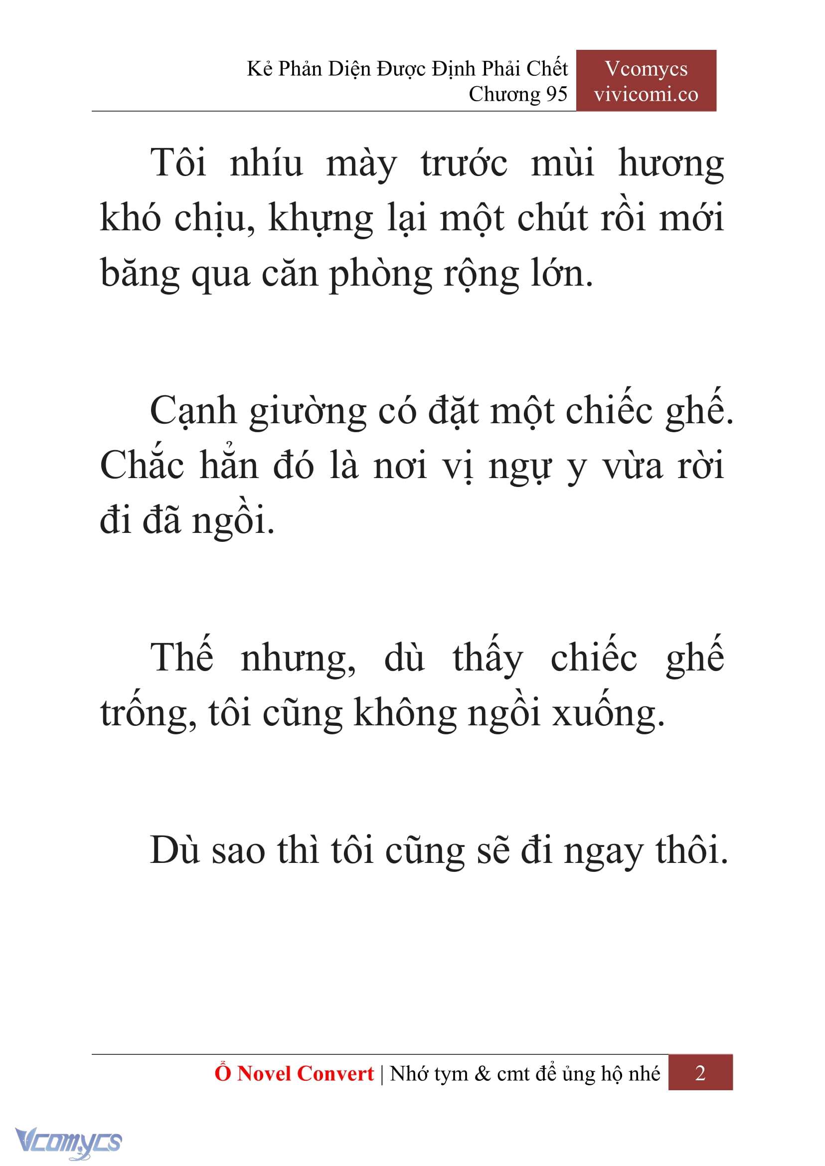 [Novel] Kẻ Phản Diện Được Định Phải Chết Chap 95 - Trang 2