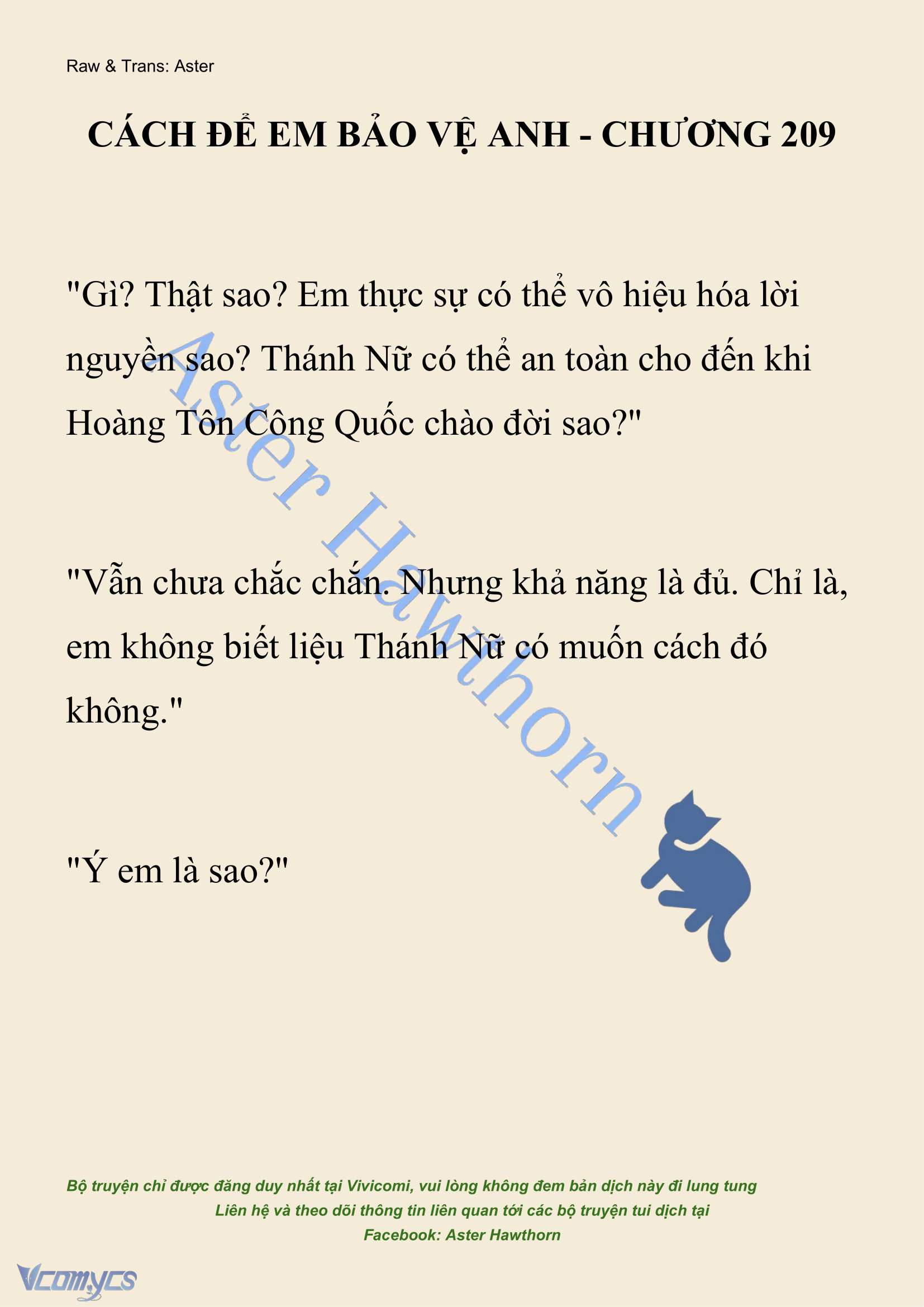 [NOVEL] Cách Để Em Bảo Vệ Anh Chap 209 - Trang 2