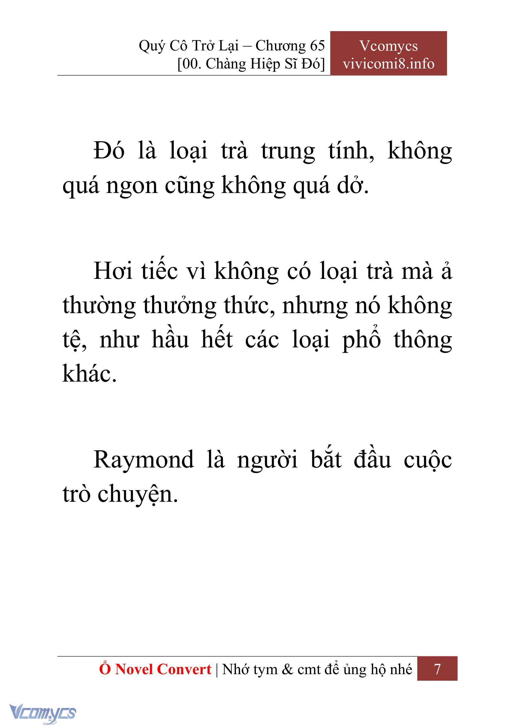 [Novel] Quý Cô Trở Lại Chap 65 - Trang 2