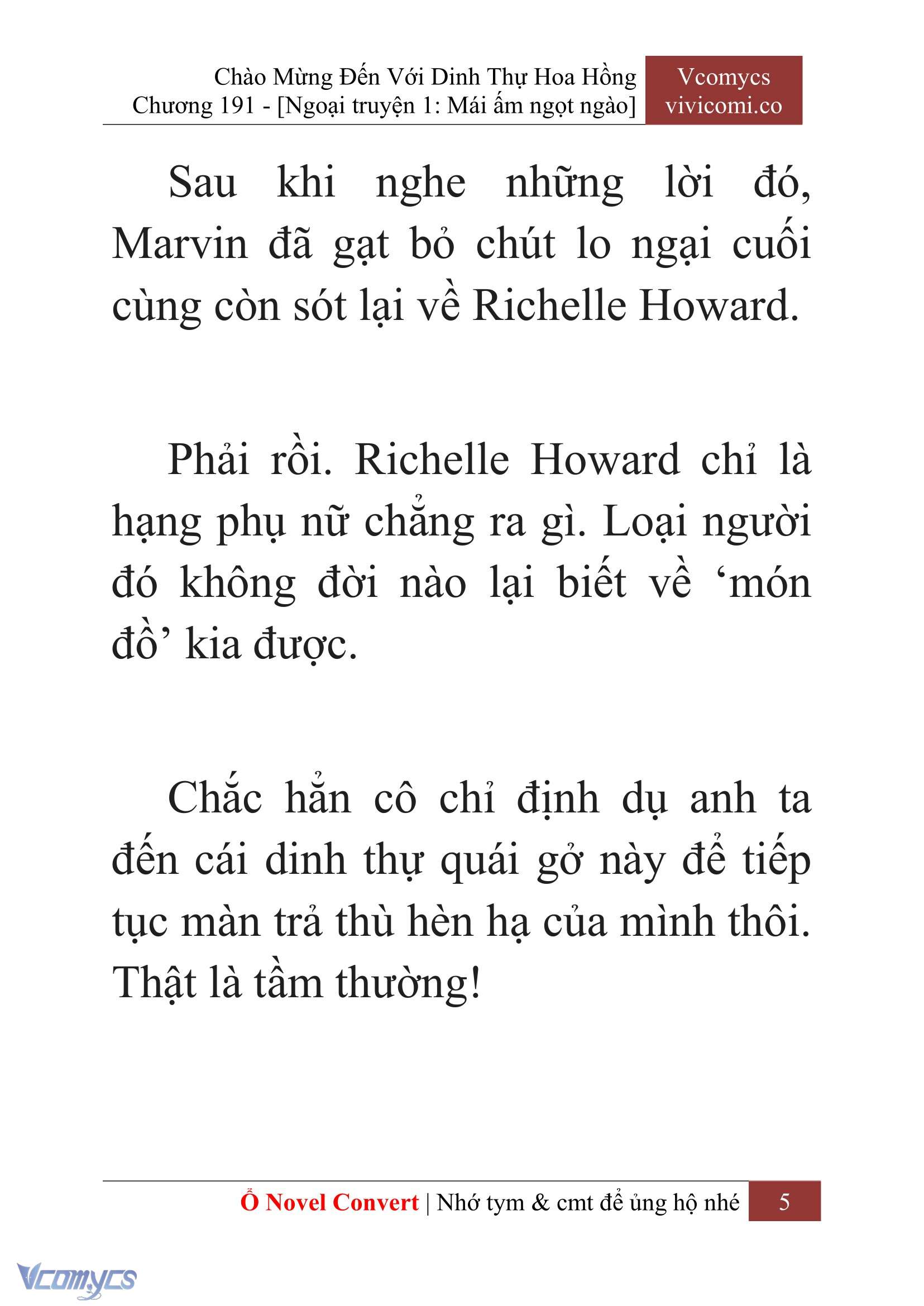 [Novel] Chào Mừng Đến Với Dinh Thự Hoa Hồng Chap 191 - Trang 2