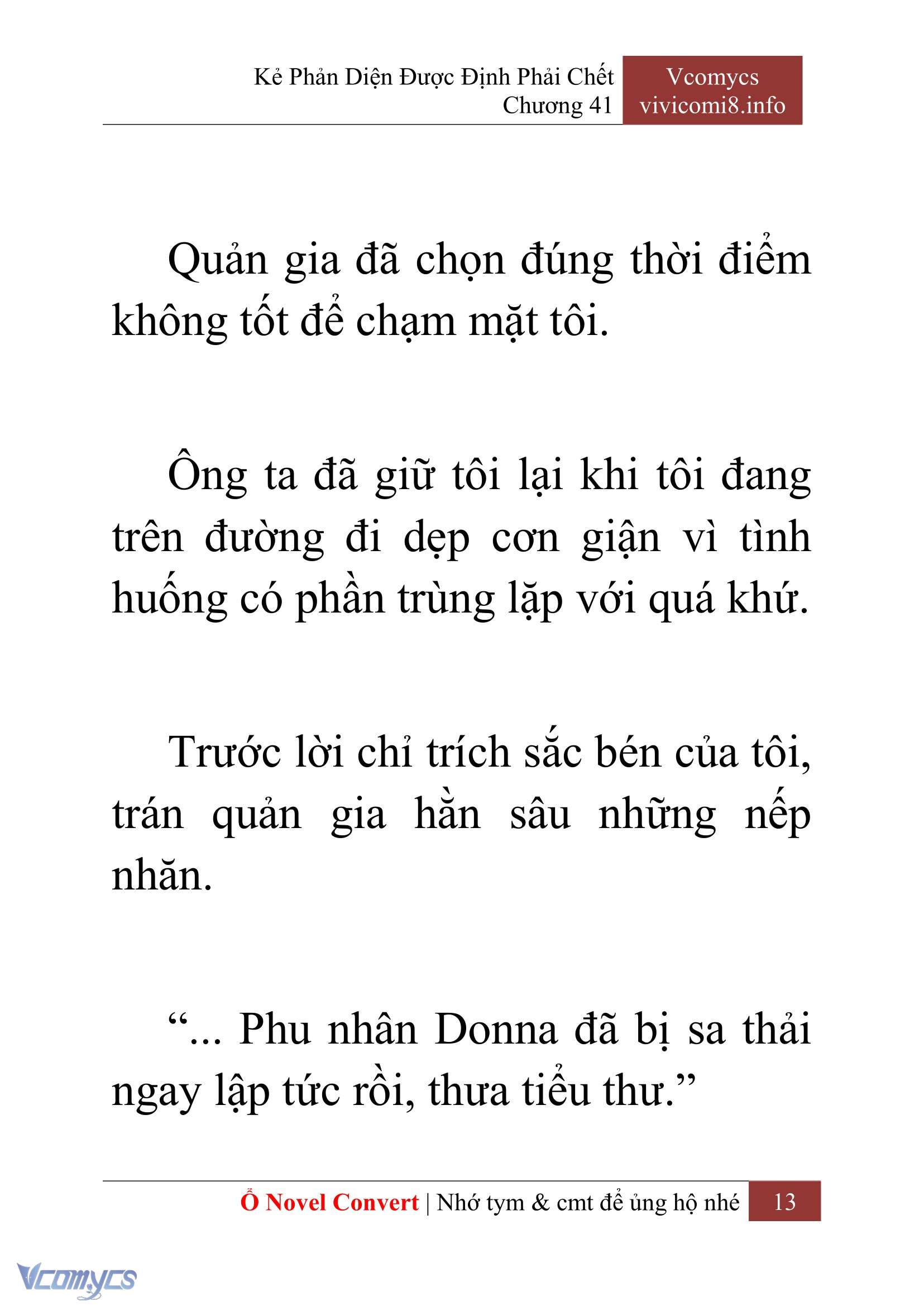 [Novel] Kẻ Phản Diện Được Định Phải Chết Chap 41 - Next Chap 42