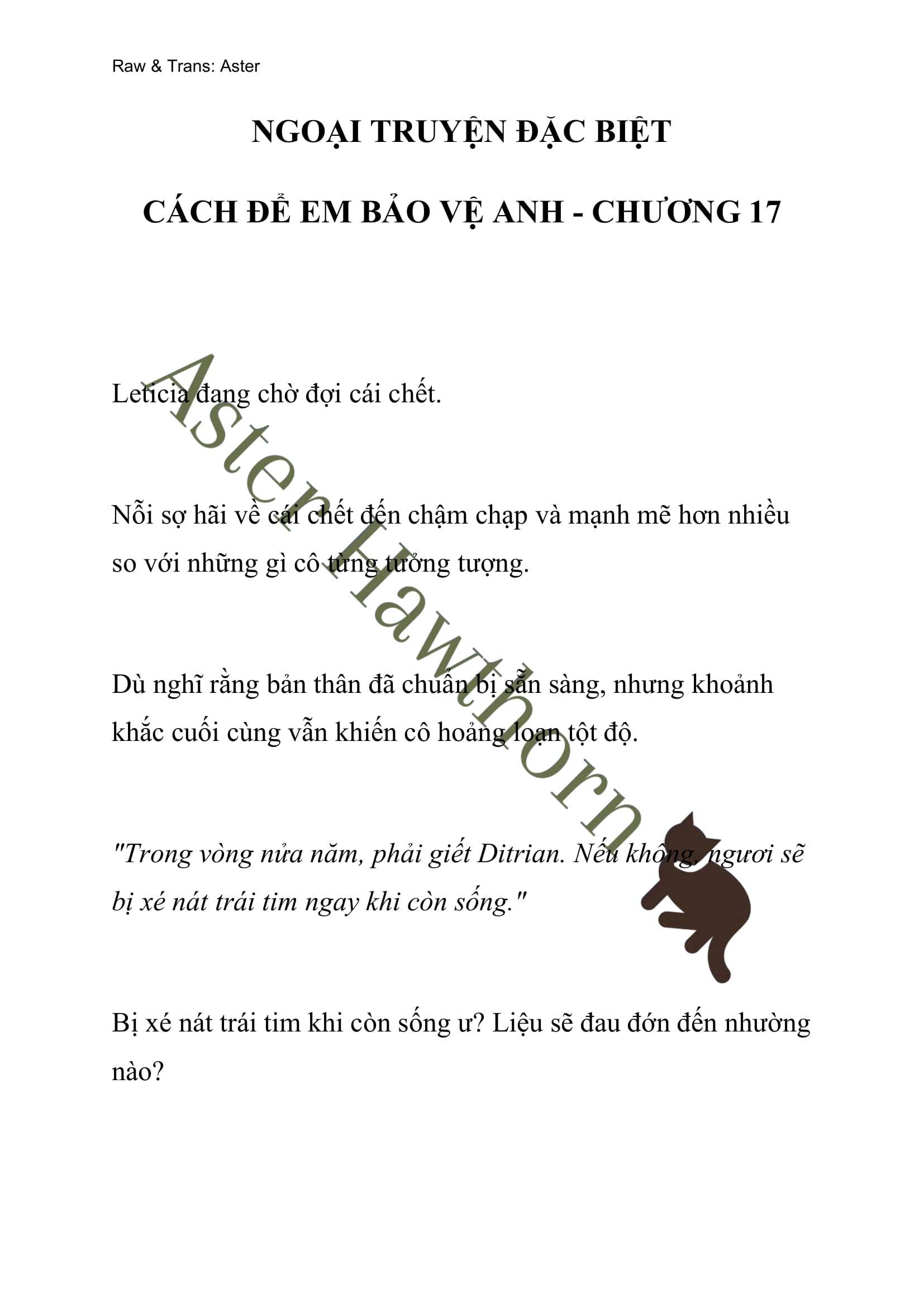 [NOVEL] Ngoại Truyện Cách Để Em Bảo Vệ Anh Chap 71 - Trang 2