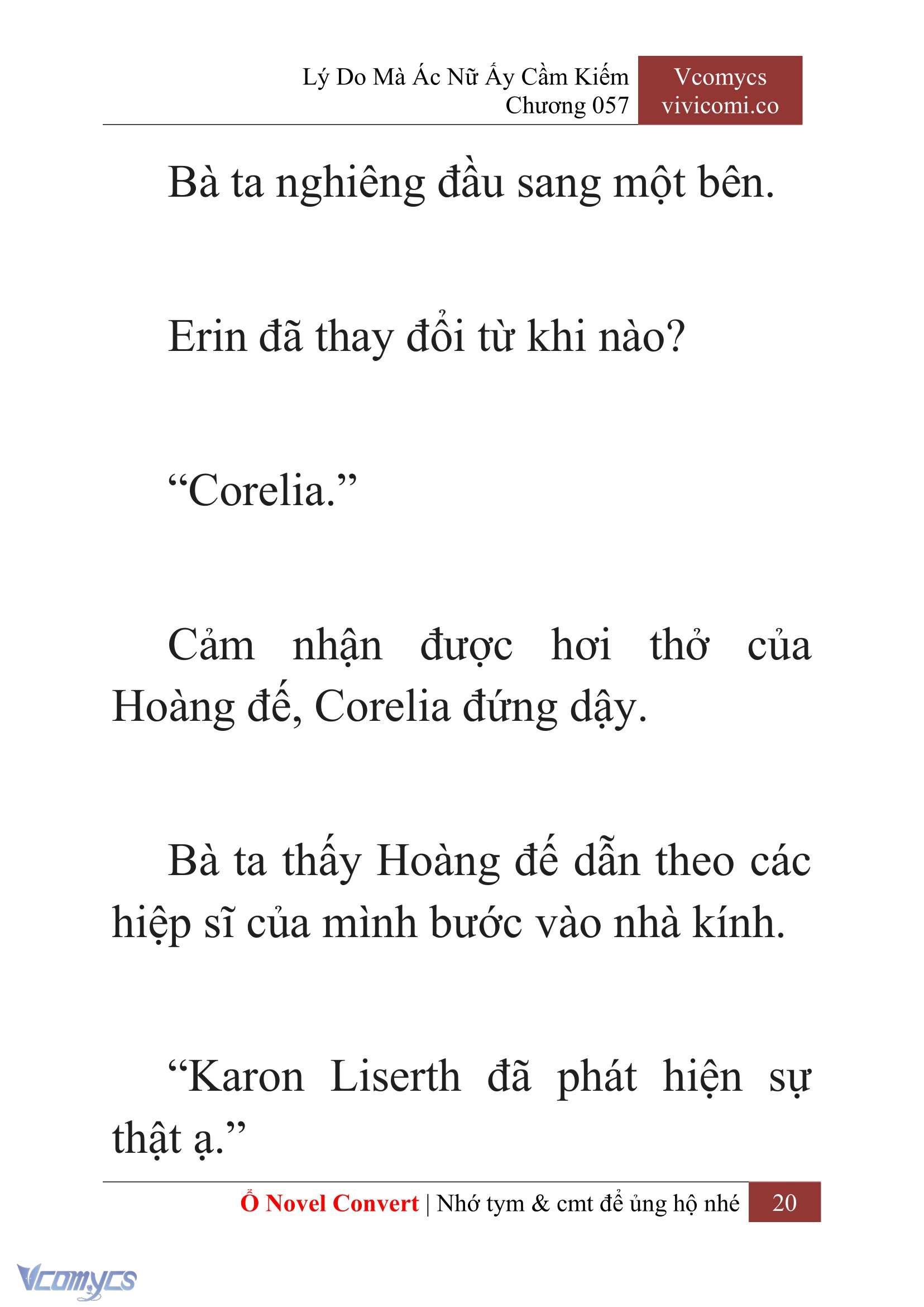 [Novel] Lý Do Mà Ác Nữ Ấy Cầm Kiếm Chap 57 - Trang 2