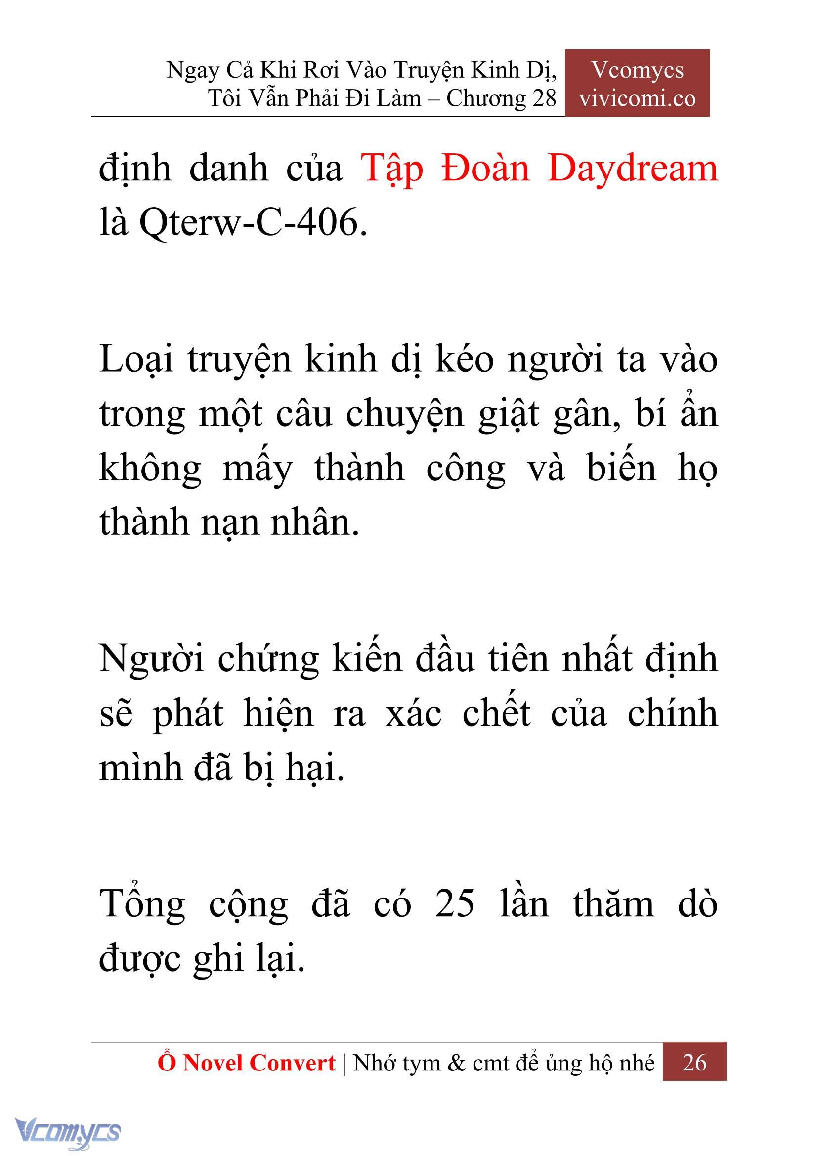 [Novel] Ngay Cả Khi Rơi Vào Truyện Kinh Dị, Tôi Vẫn Phải Đi Làm Chap 28 - Trang 2