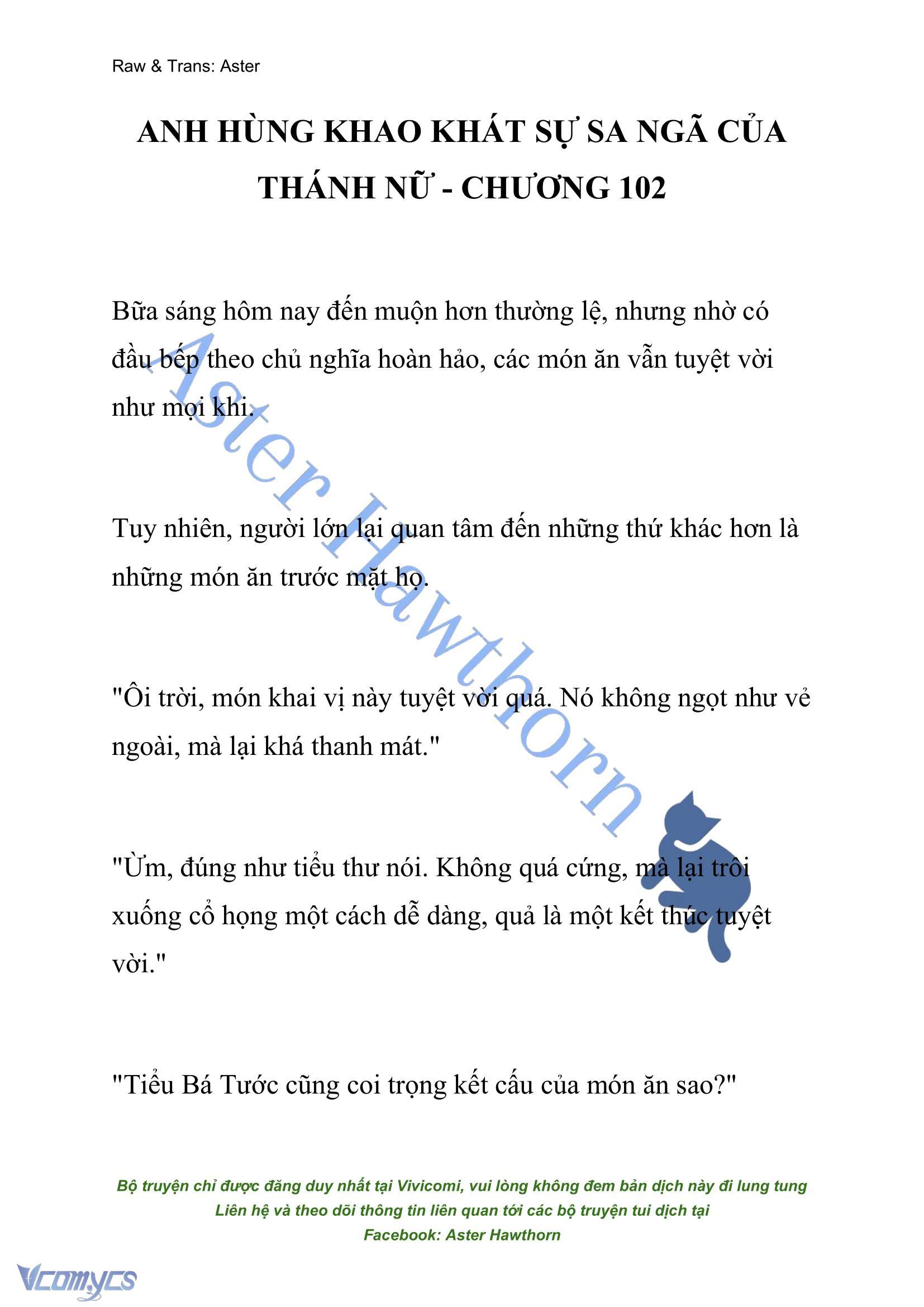 [NOVEL] Anh Hùng Khao Khát Sự Sa Ngã Của Thánh Nữ Chap 102 - Trang 2