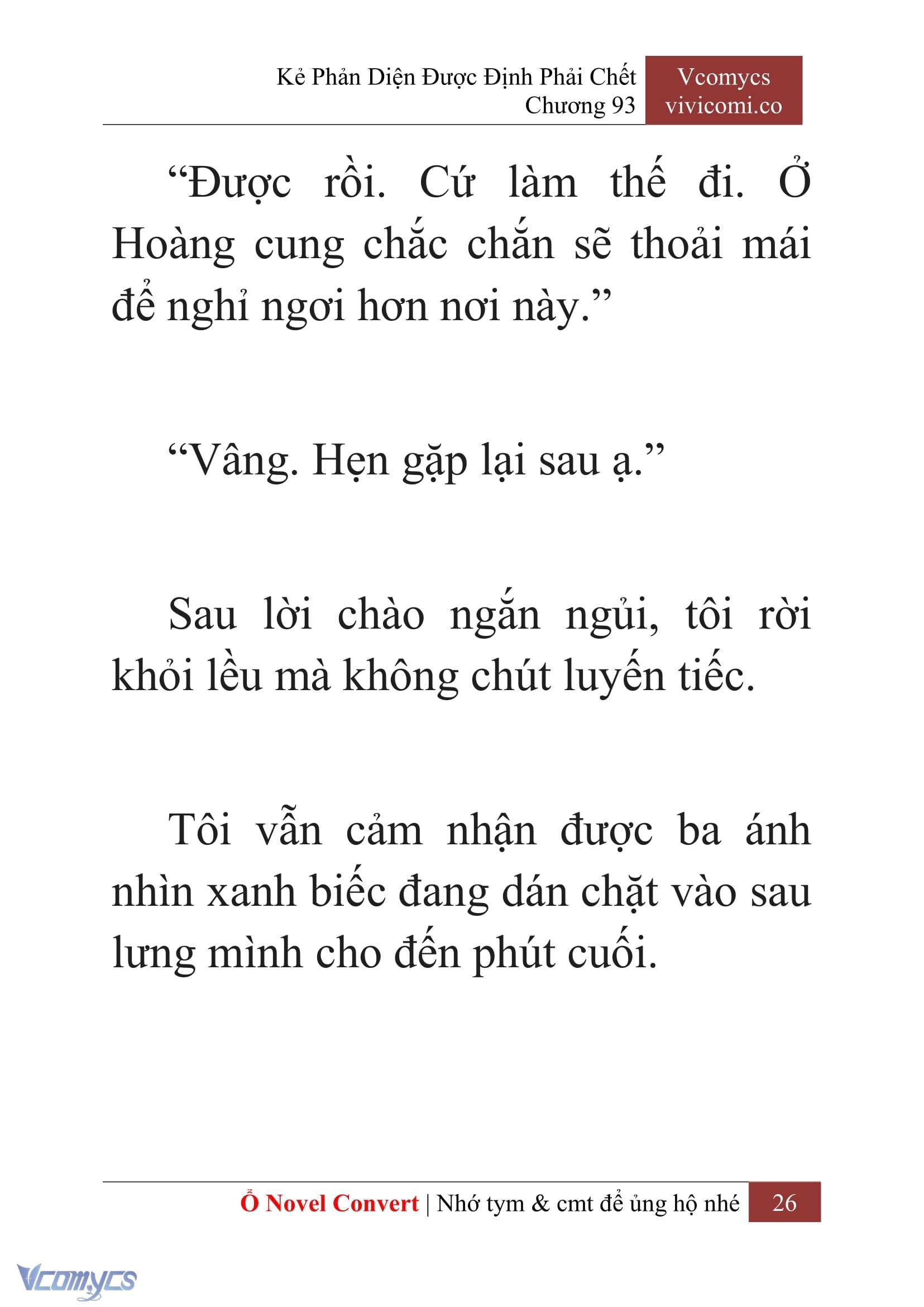 [Novel] Kẻ Phản Diện Được Định Phải Chết Chap 93 - Trang 2