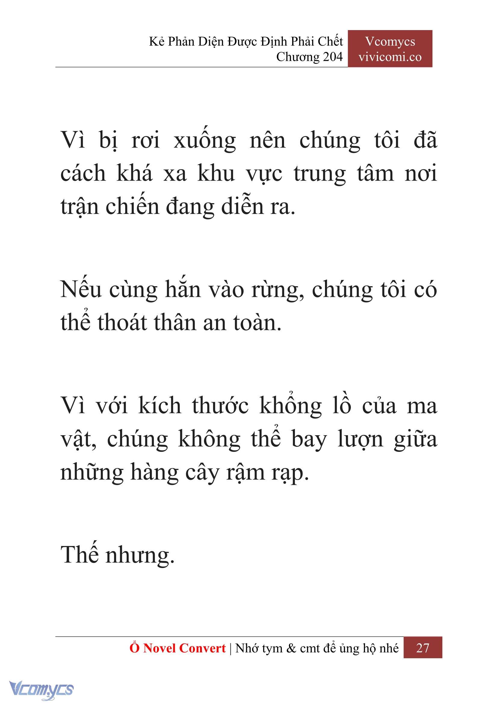 [Novel] Kẻ Phản Diện Được Định Phải Chết Chap 204 - Trang 2