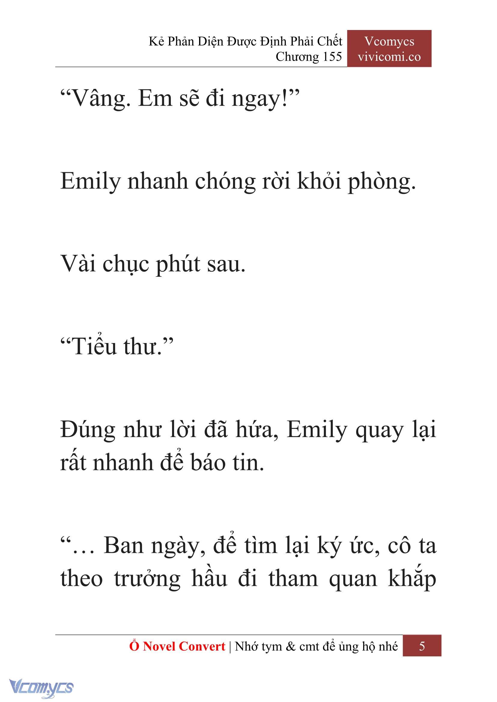 [Novel] Kẻ Phản Diện Được Định Phải Chết Chap 155 - Next Chap 156