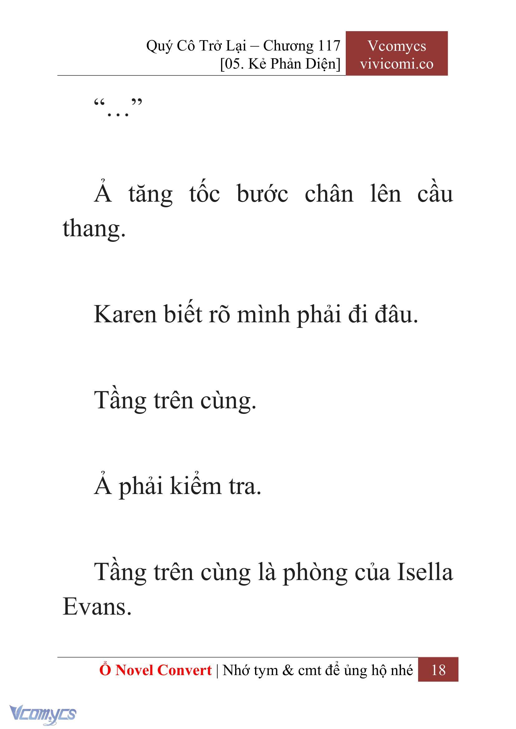 [Novel] Quý Cô Trở Lại Chap 117 - Trang 2